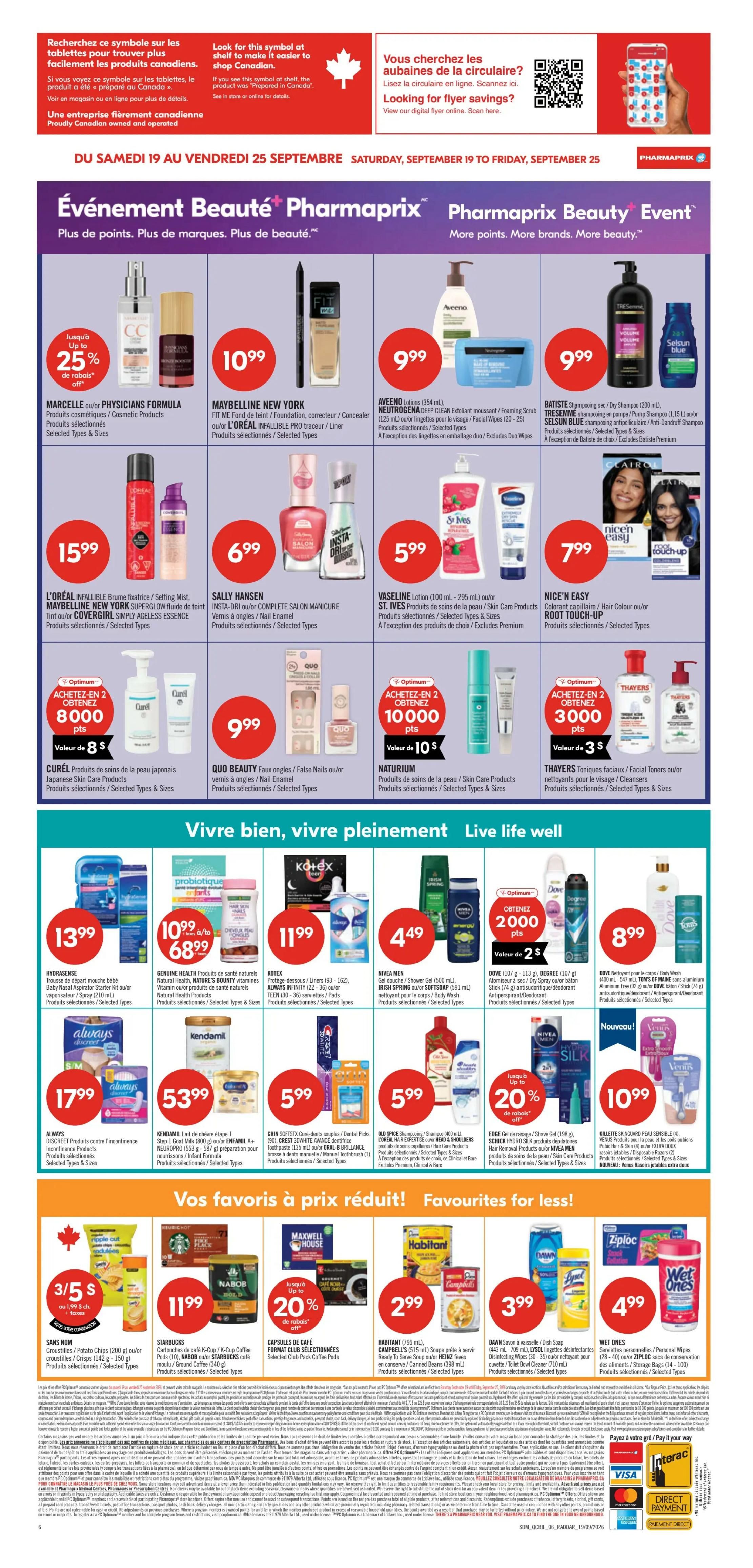 Pharmaprix Flyer September 19 to 24