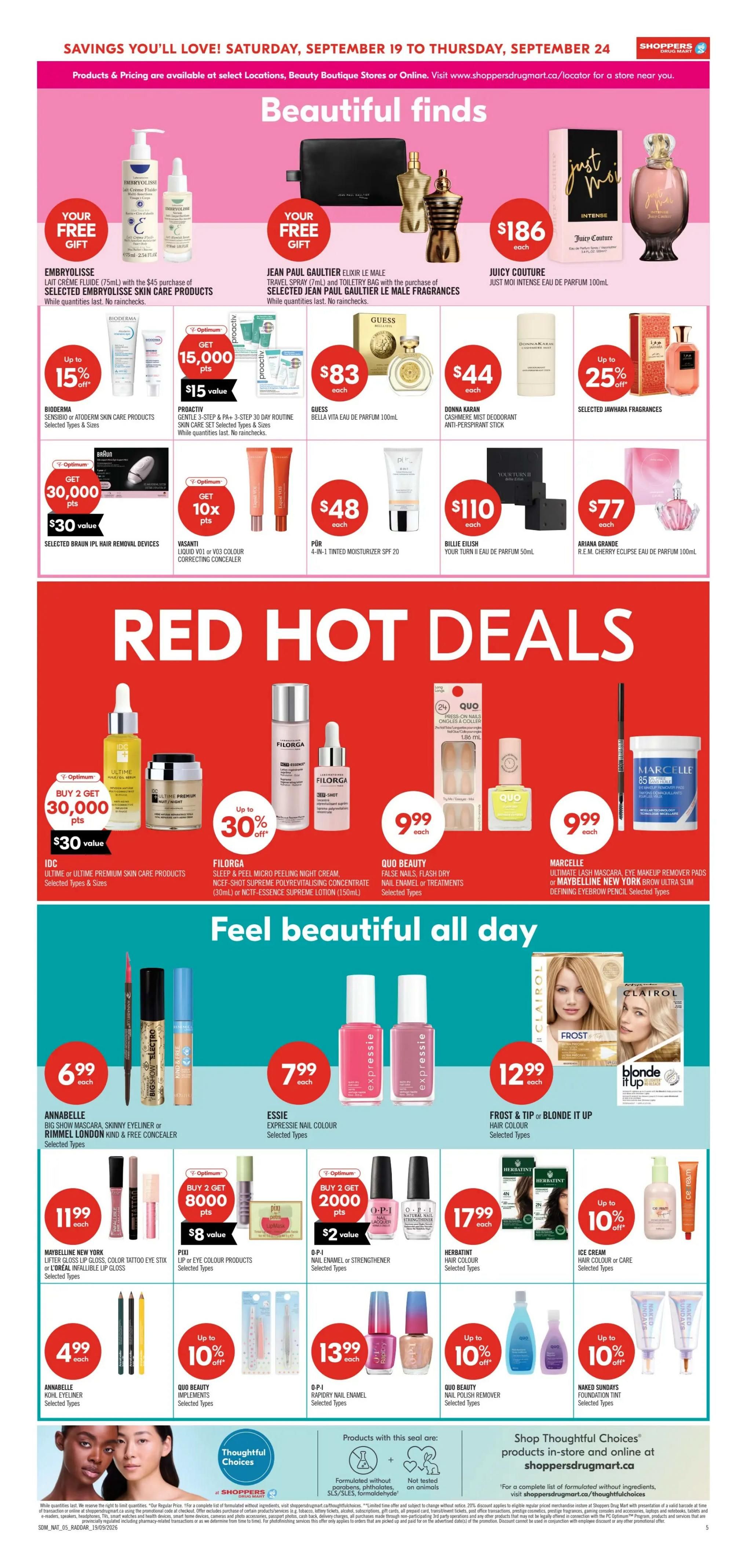 Shoppers Drug Mart (West) Flyer September 19 to 24 