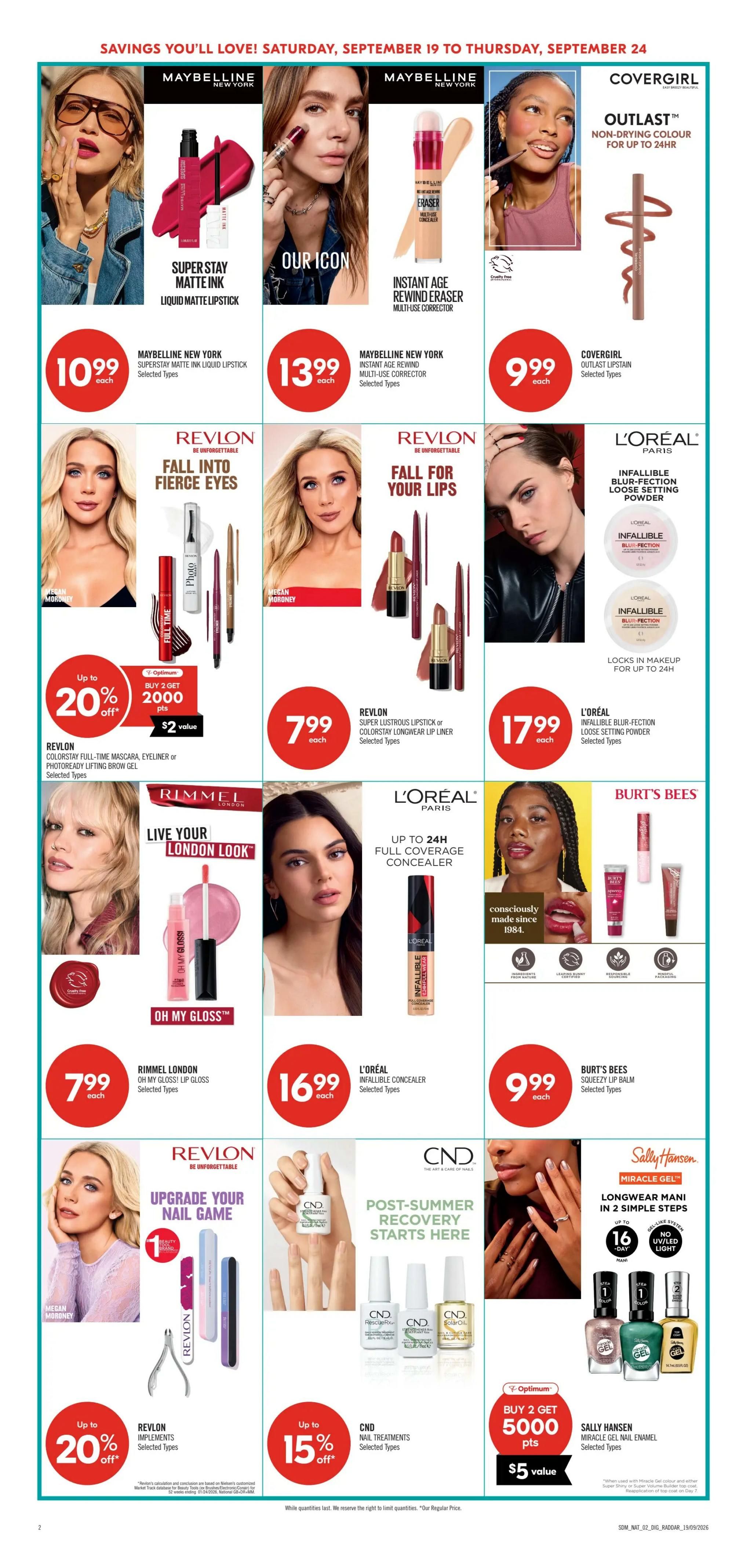 Shoppers Drug Mart (West) Flyer September 19 to 24 