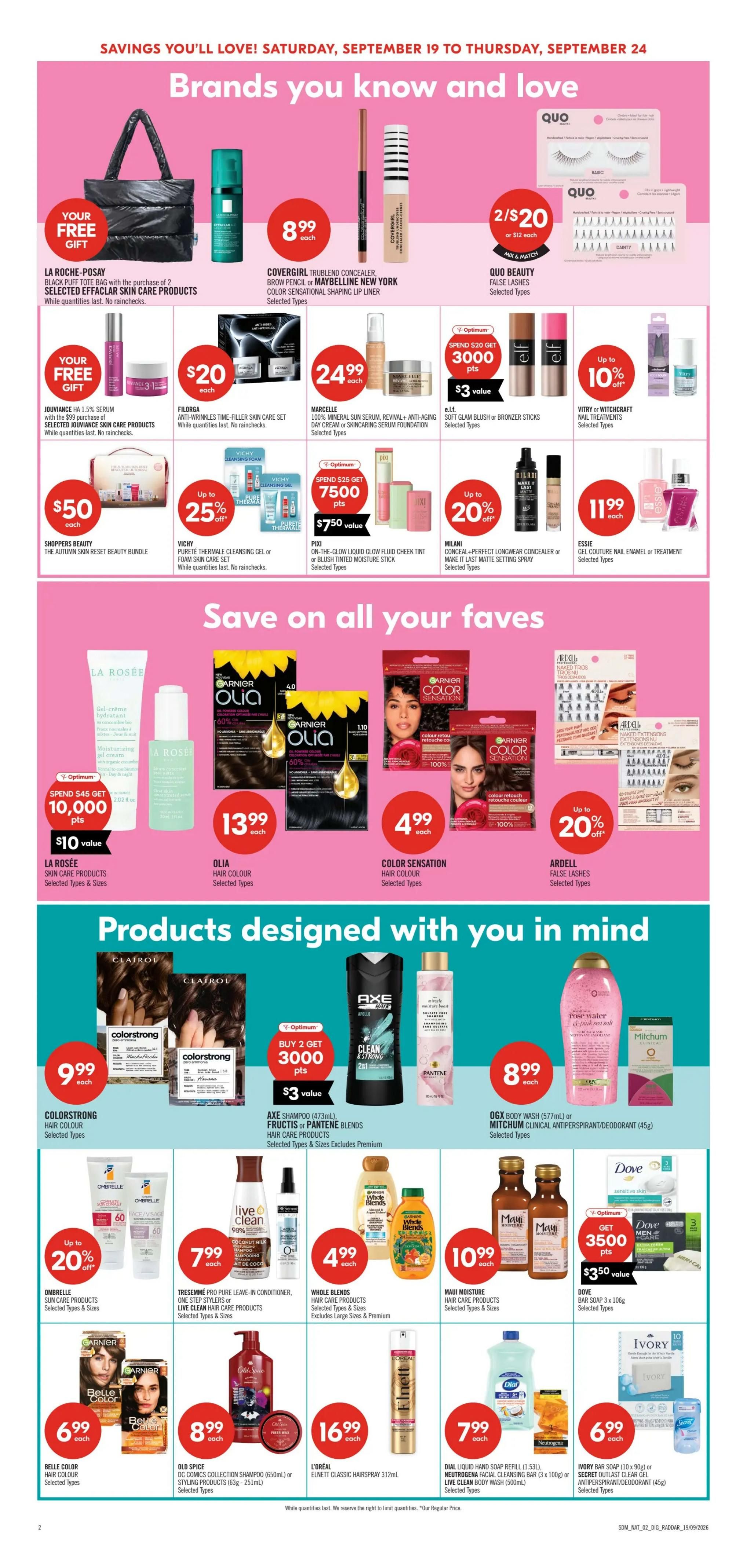 Shoppers Drug Mart (West) Flyer September 19 to 24 