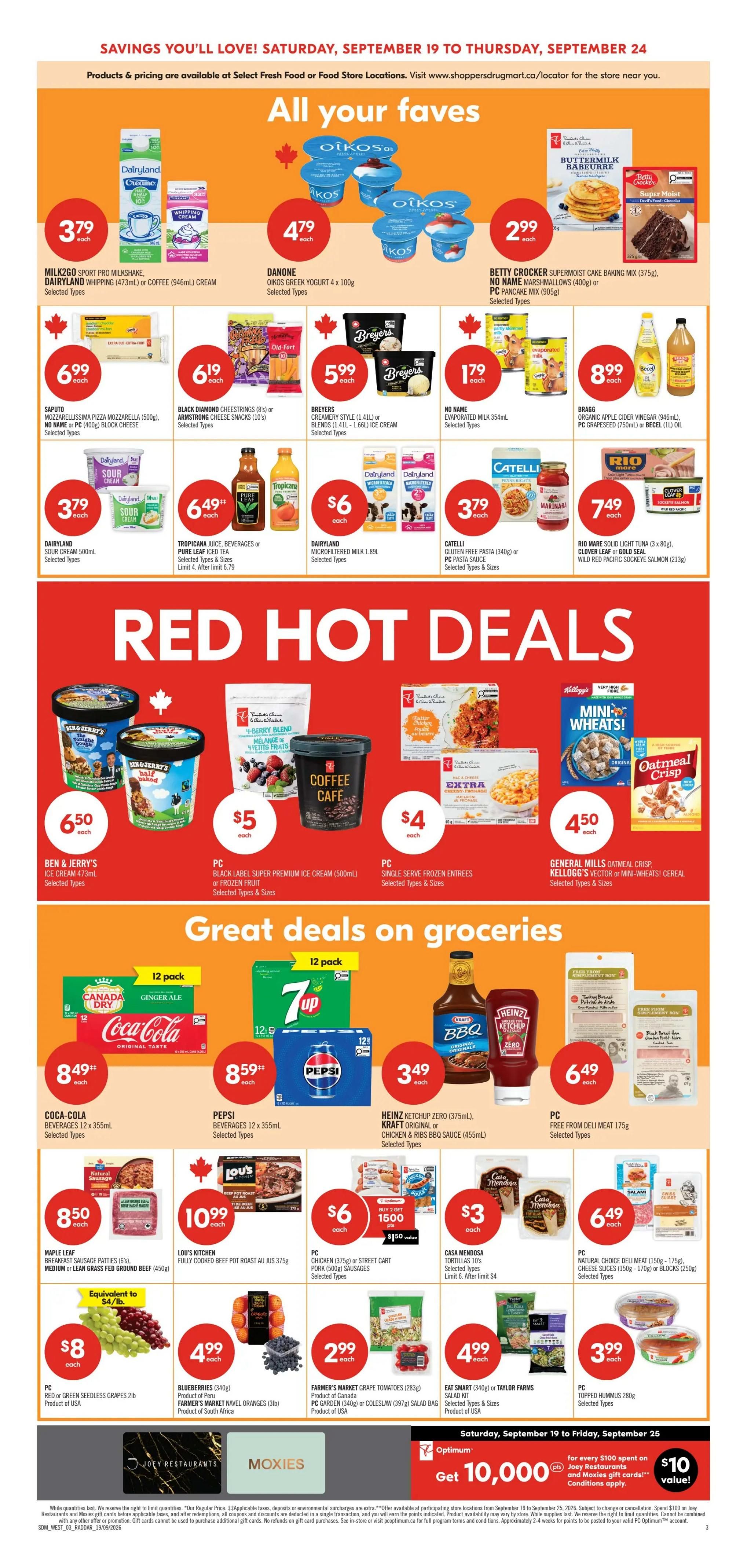 Shoppers Drug Mart (West) Flyer September 19 to 24 