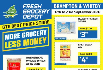 Fresh Grocery Depot Flyer September 17 to 23