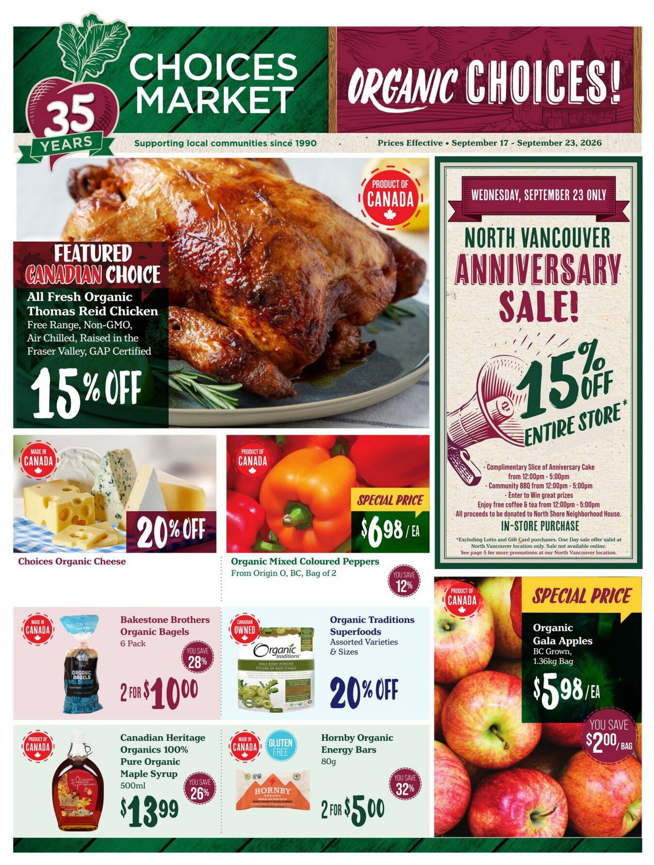 Choices Market Flyer September 17 to 23