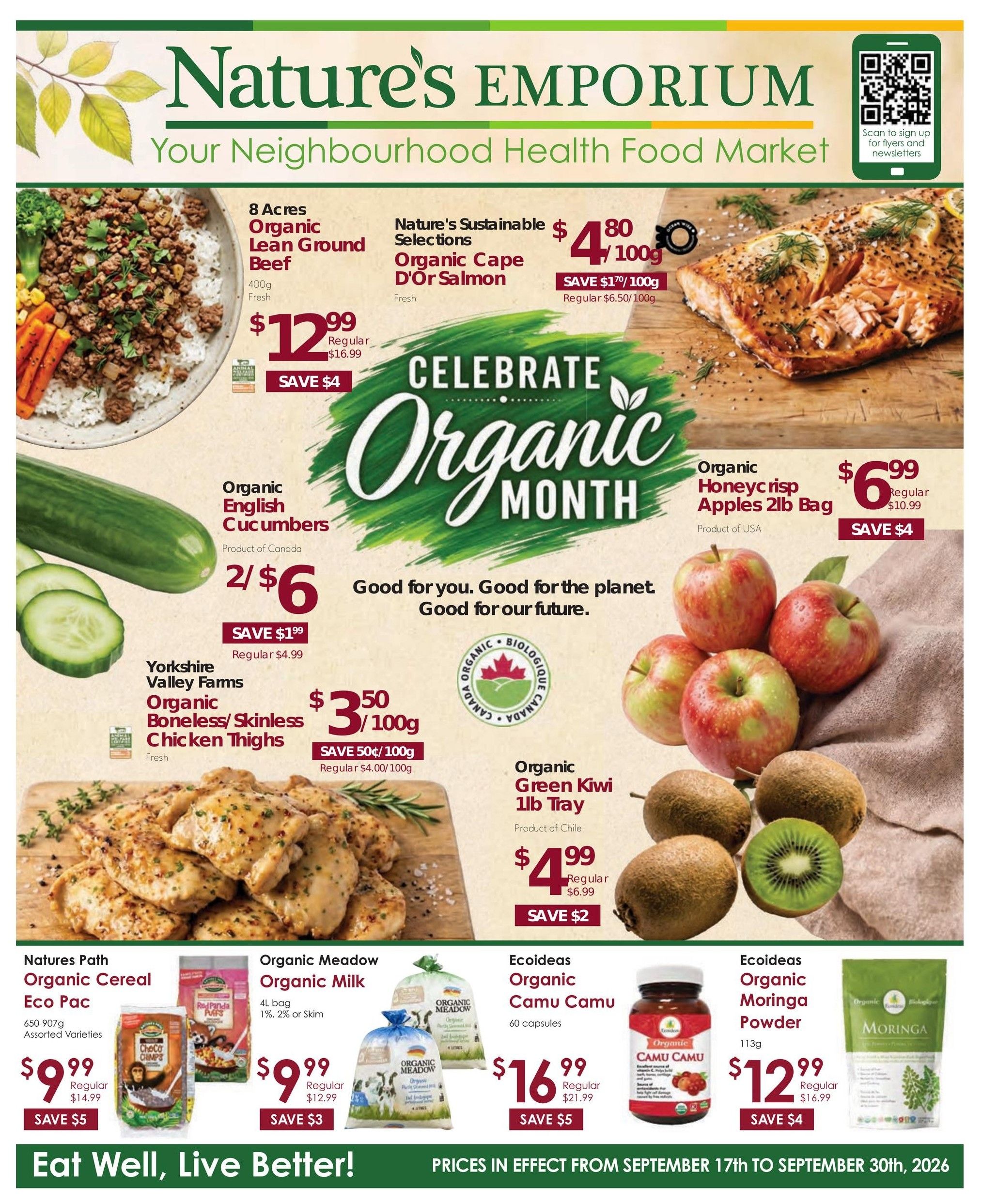 Nature's Emporium Flyer September 17 to 30