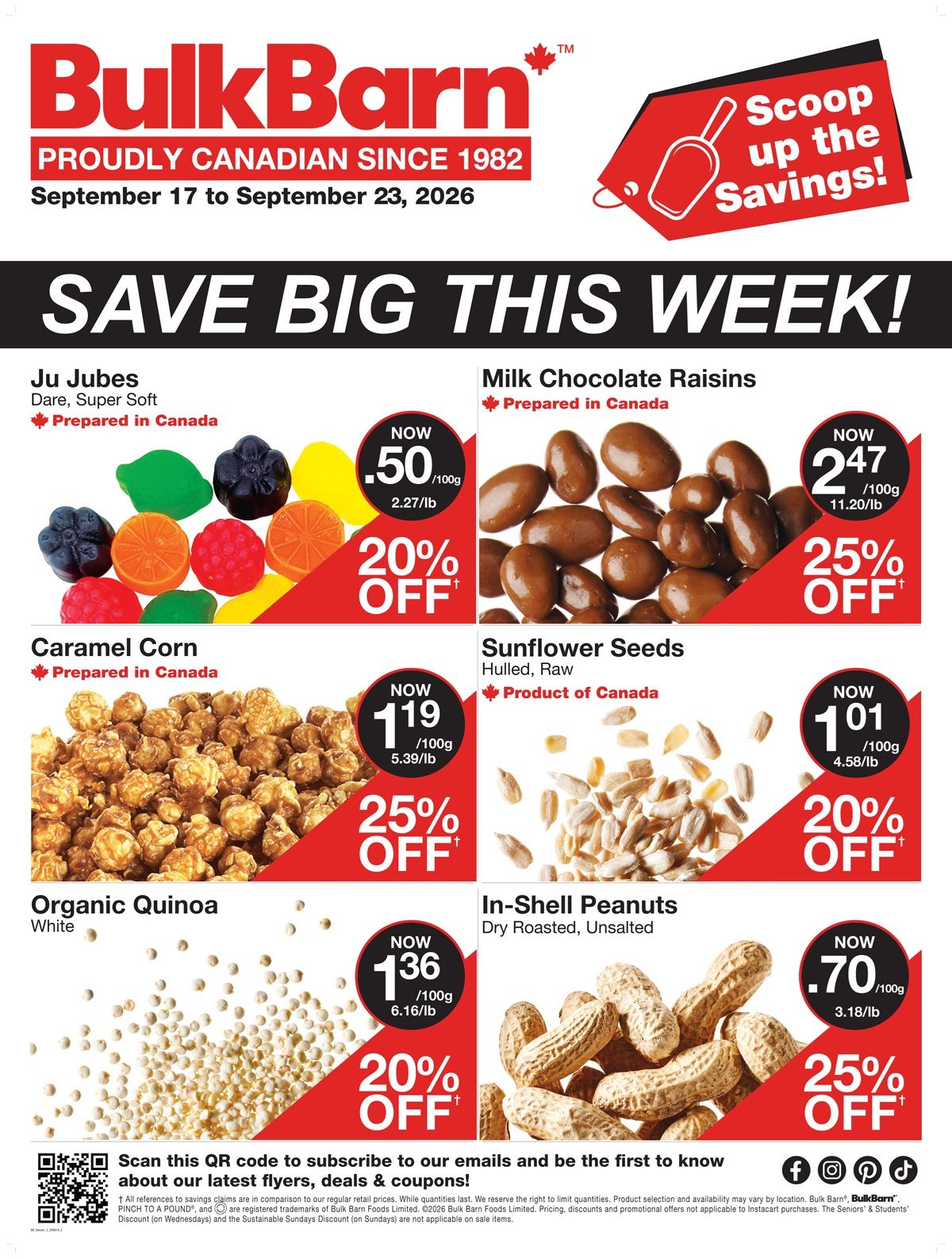 Bulk Barn Flyer September 17 to 23