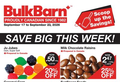 Bulk Barn Flyer September 17 to 23