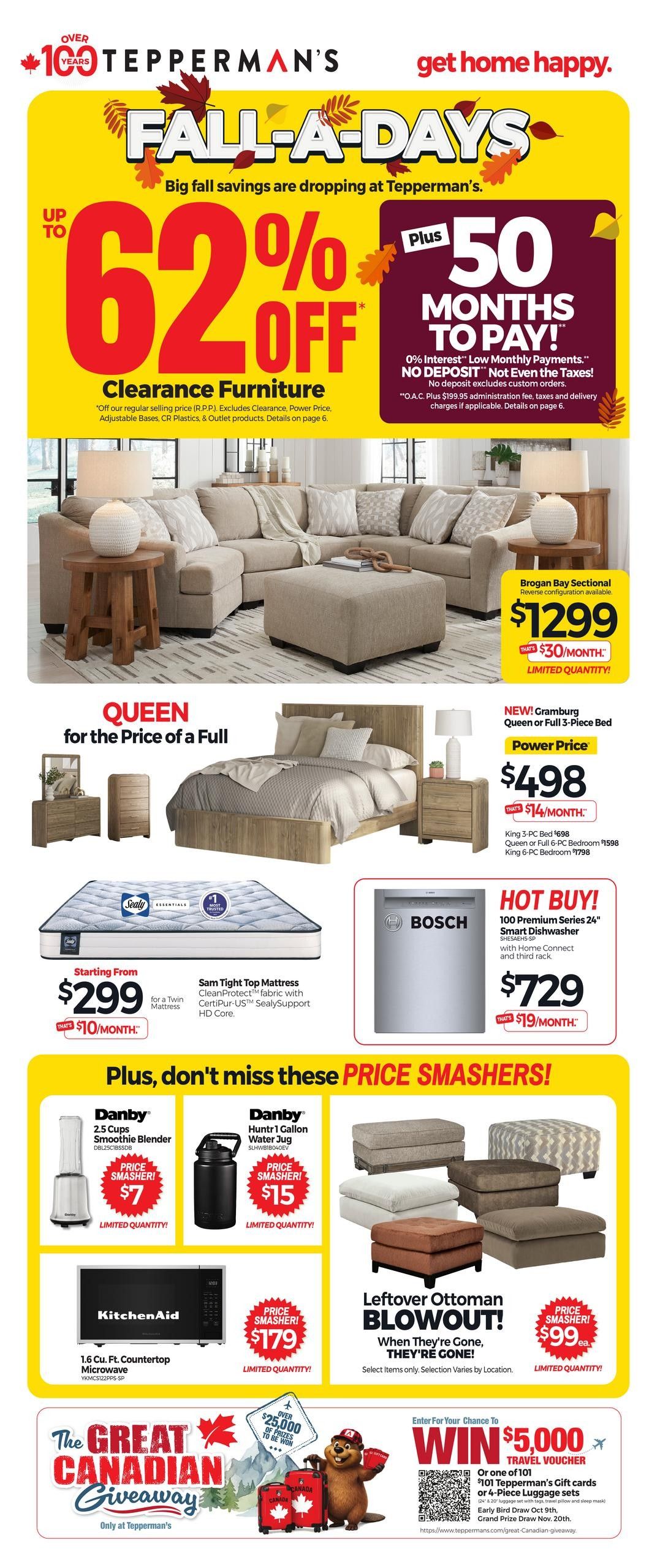 Tepperman's Flyer September 18 to 24