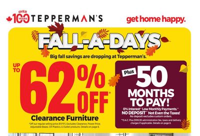 Tepperman's Flyer September 18 to 24