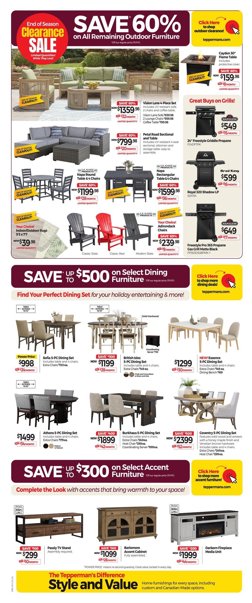Tepperman's Flyer September 18 to 24