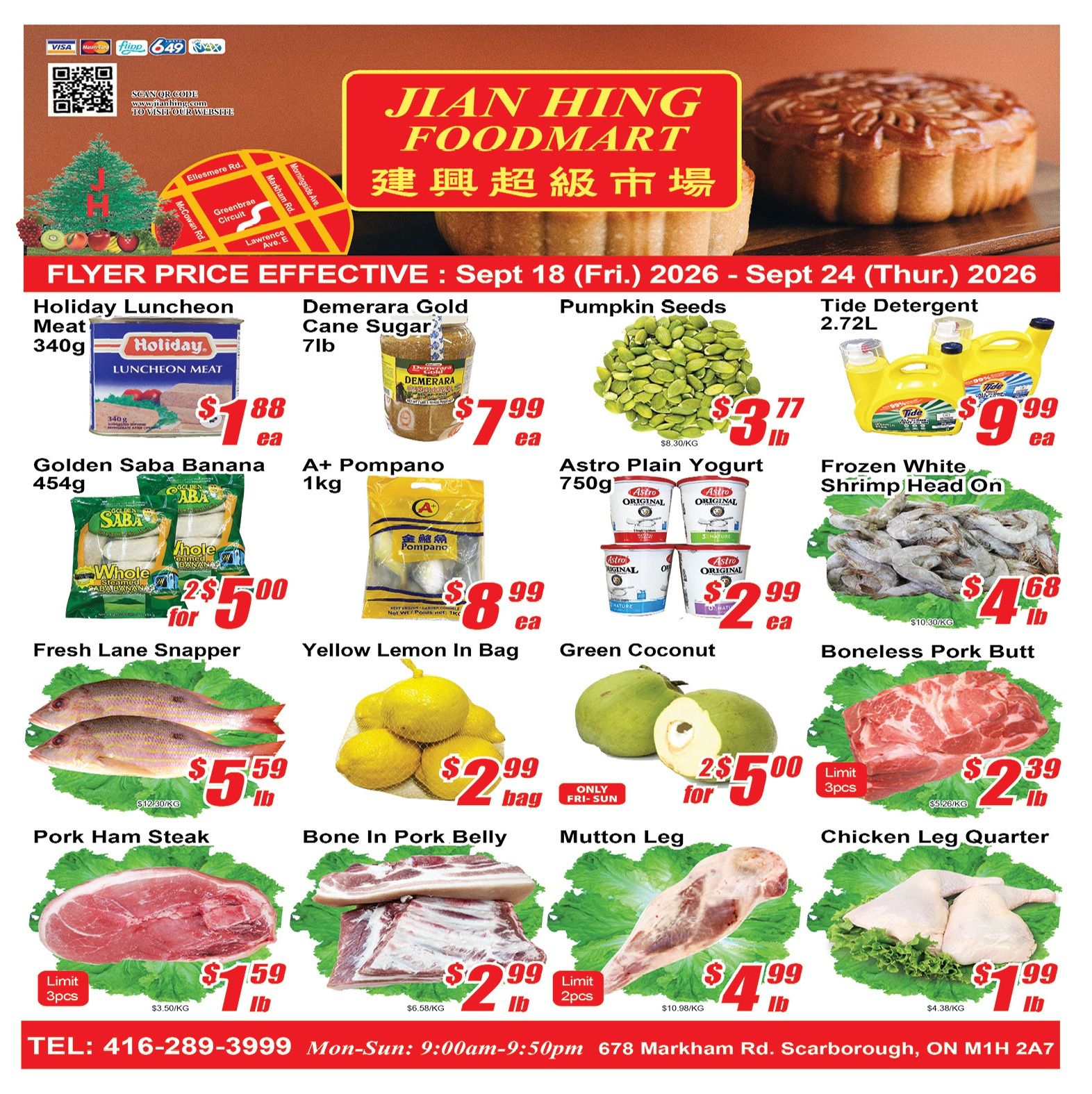 Jian Hing Foodmart (Scarborough) Flyer September 18 to 24