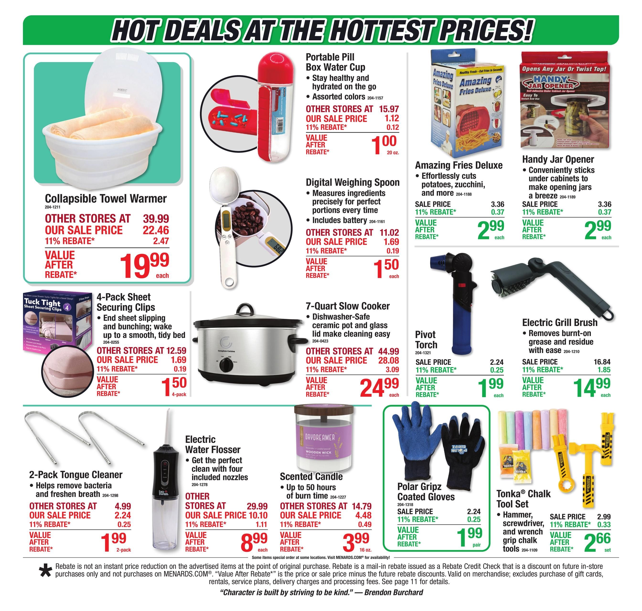 Menards (Grand Rapids Area, MI) 11% Rebate Sale Weekly Ad September 17 - 27, 2026