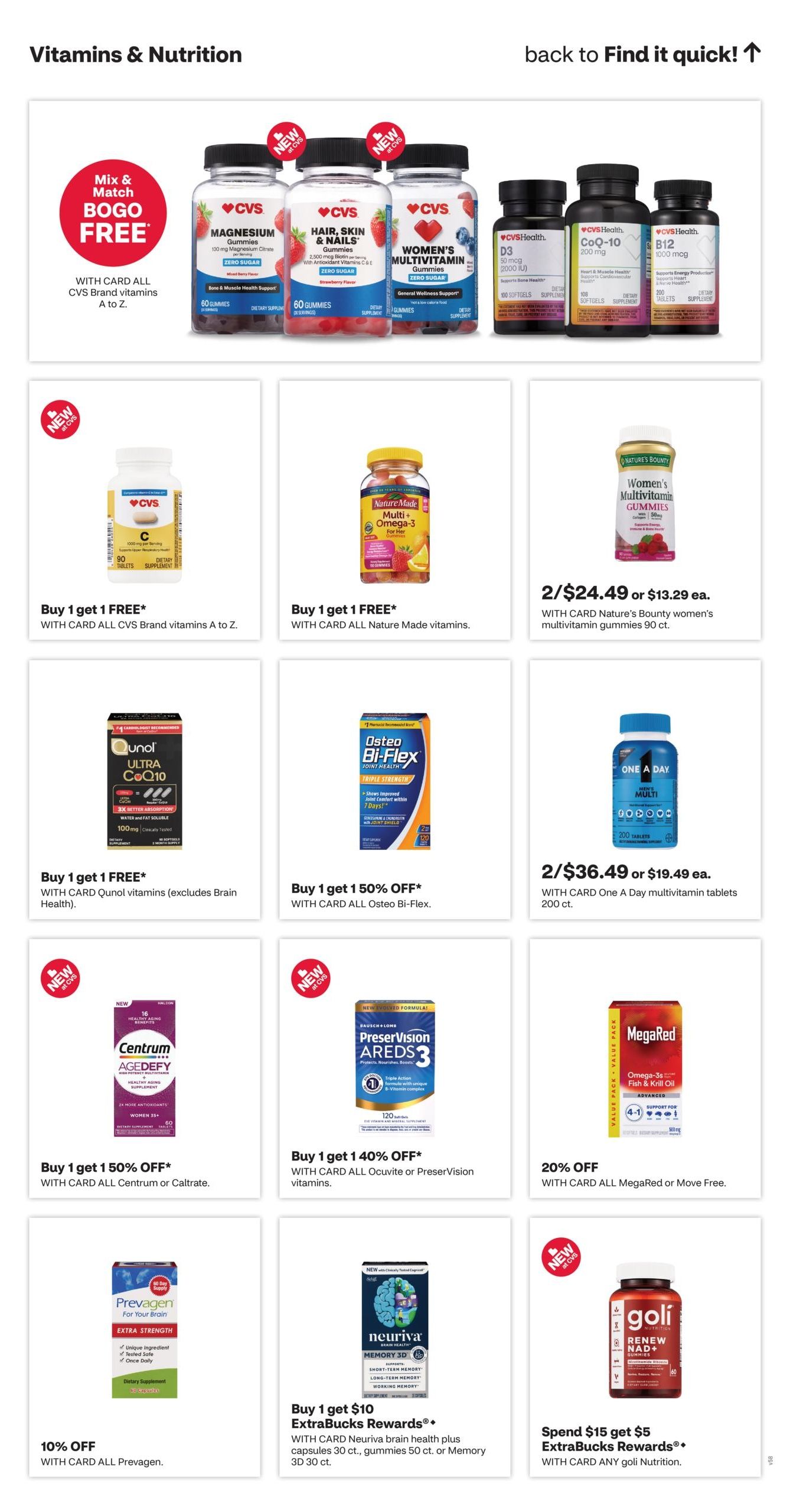 CVS Pharmacy (Clinton Area, MI) Weekly Ad September 20 - 26, 2026
