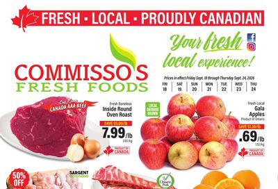 Commisso's Fresh Foods Flyer September 18 to 24