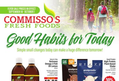 Commisso's Fresh Foods Wellness Flyer September 18 to October 1