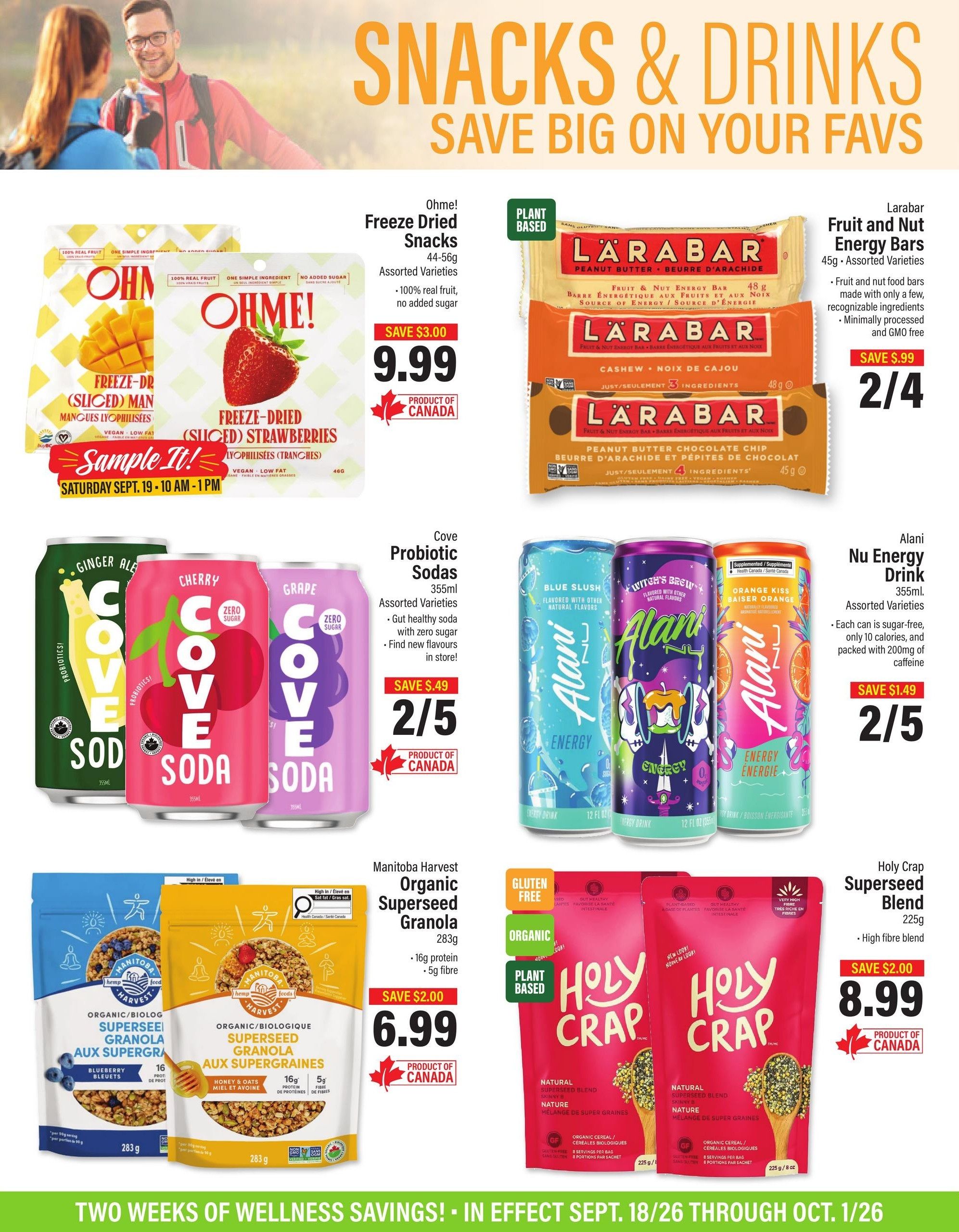 Commisso's Fresh Foods Wellness Flyer September 18 to October 1