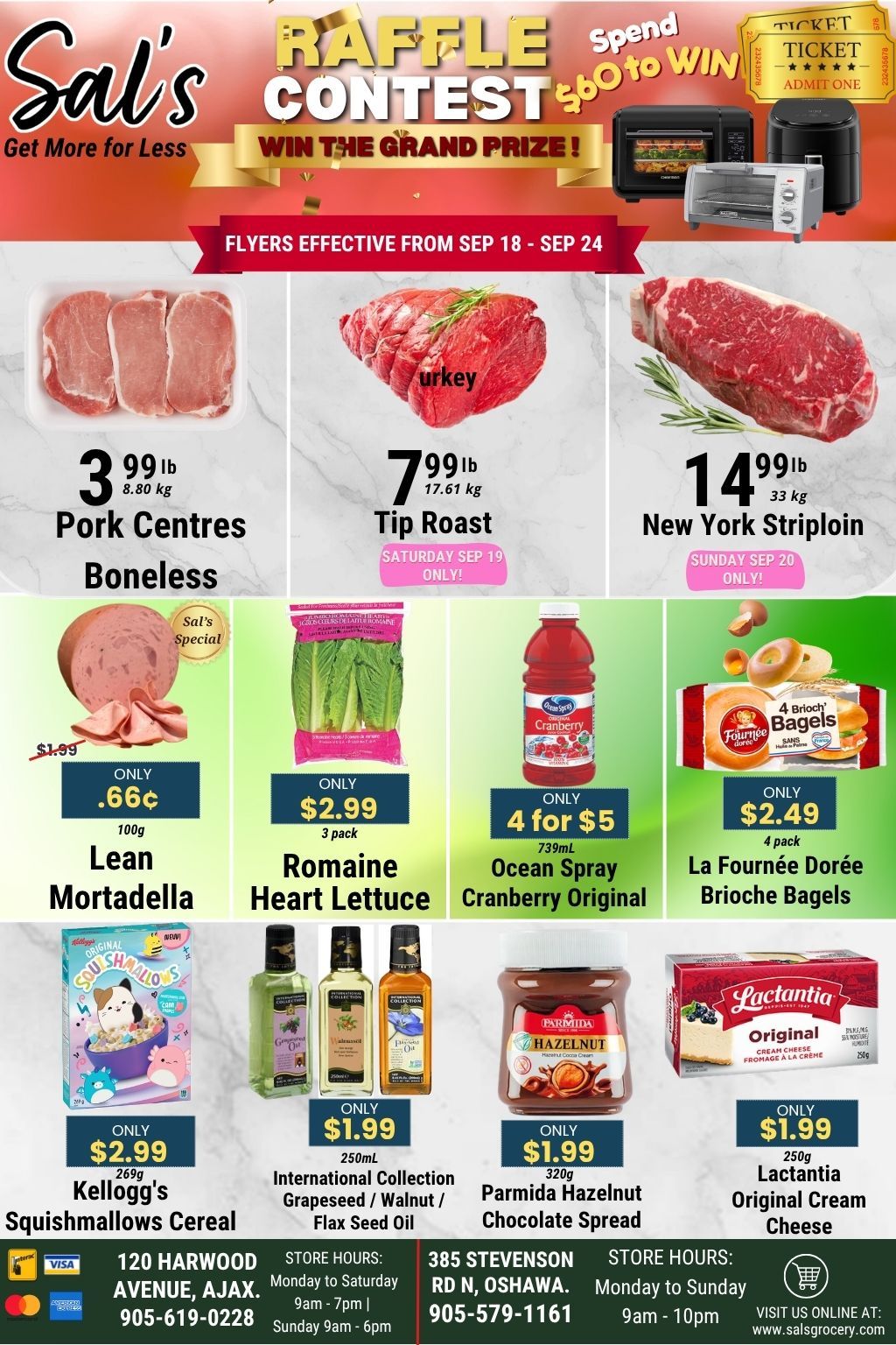 Sal's Grocery Flyer September 18 to 24