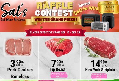 Sal's Grocery Flyer September 18 to 24