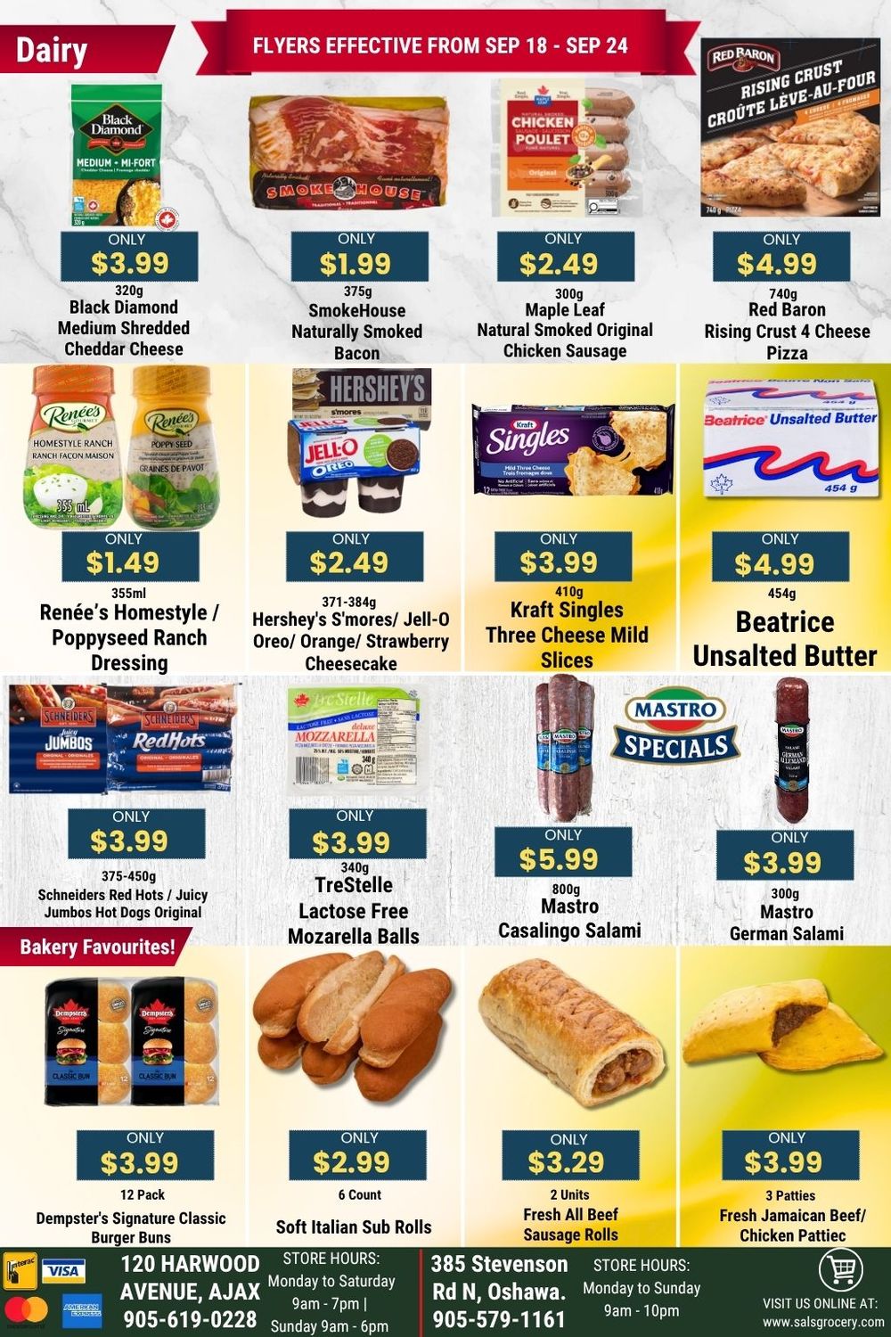 Sal's Grocery Flyer September 18 to 24