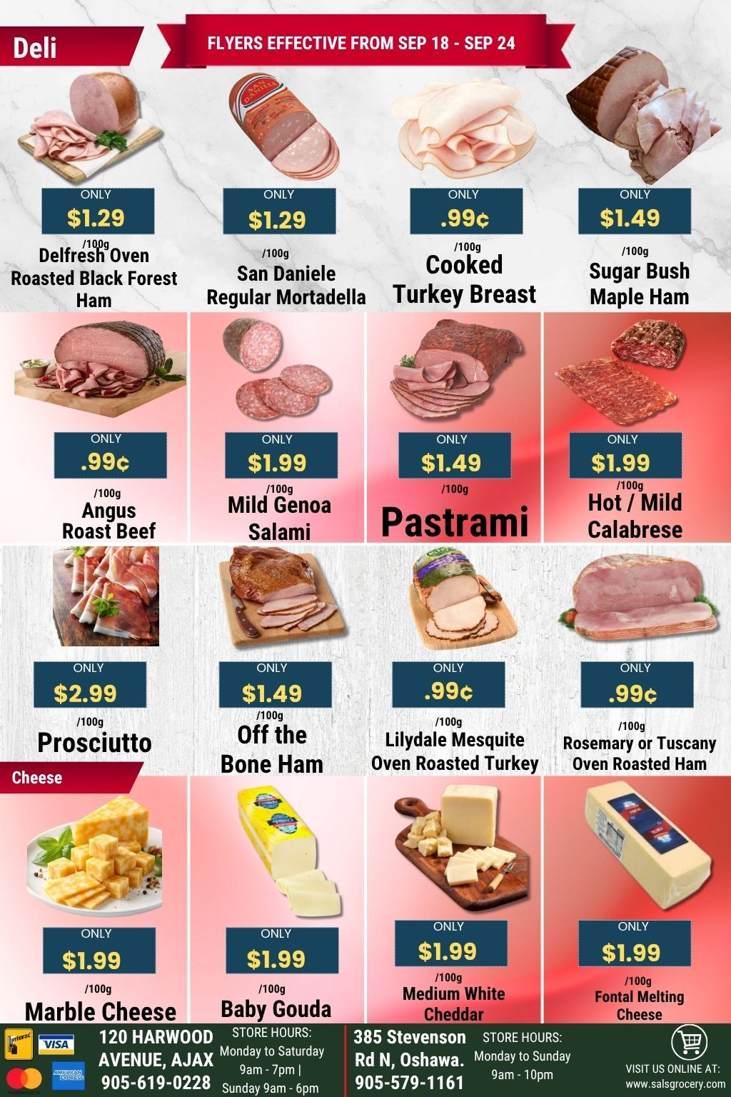 Sal's Grocery Flyer September 18 to 24