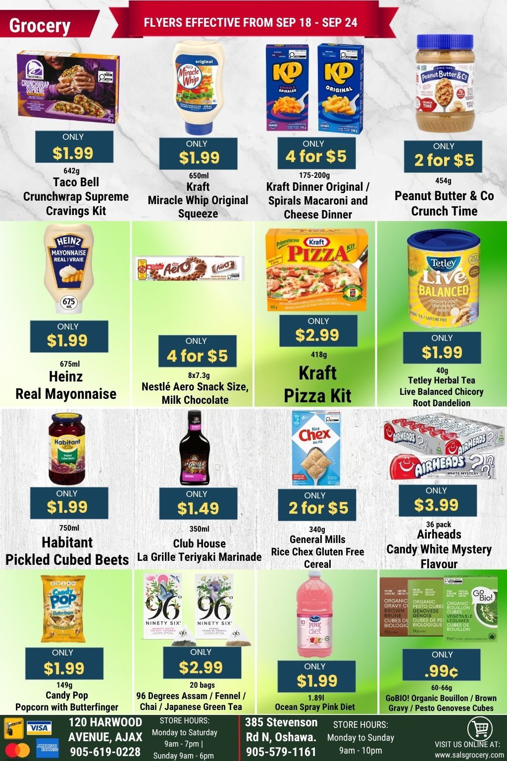 Sal's Grocery Flyer September 18 to 24