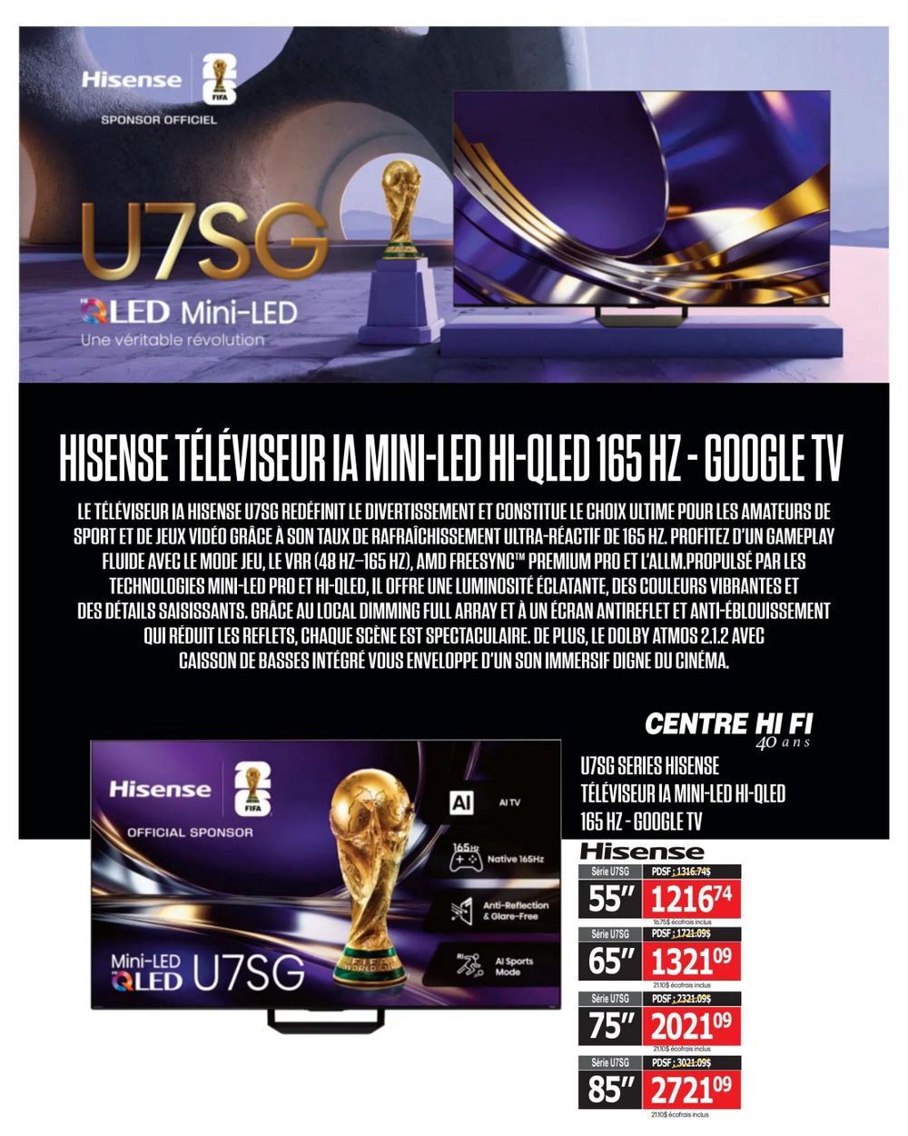 Centre Hi-Fi Flyer September 18 to 24