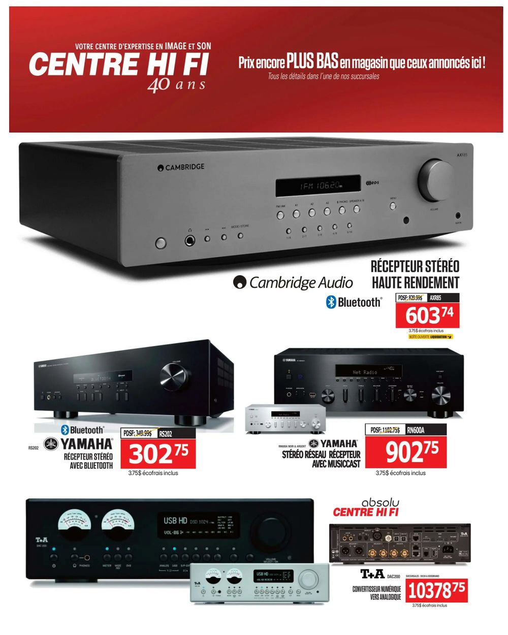 Centre Hi-Fi Flyer September 18 to 24