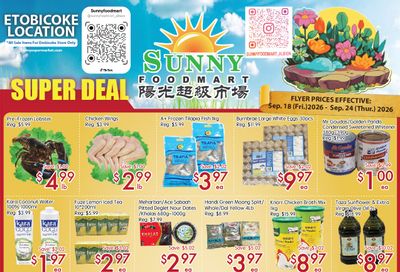 Sunny Foodmart (Etobicoke) Flyer September 18 to 24