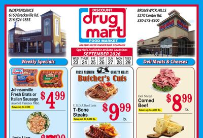 Discount Drug Mart (Ohio) Weekly Ad September 23 - 29, 2026