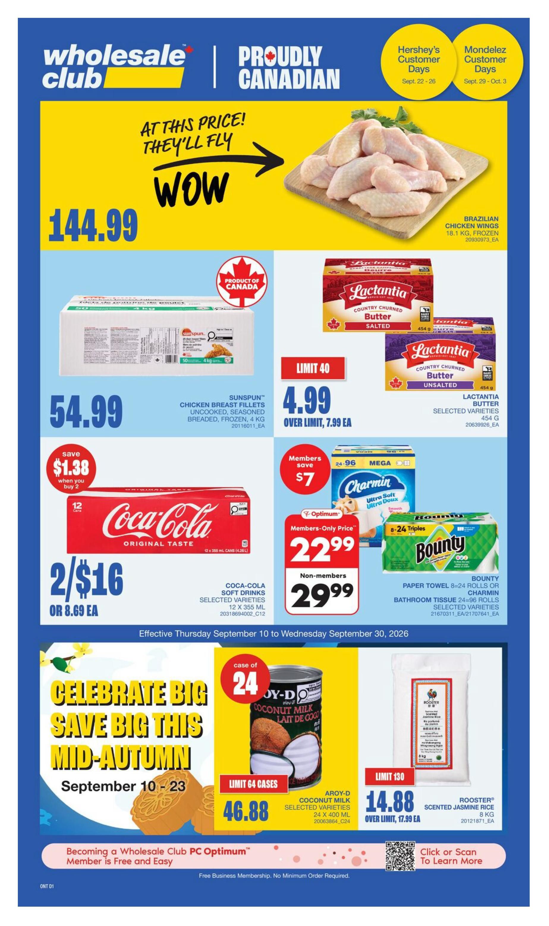 Wholesale Club (ON) Flyer September 17 to 23