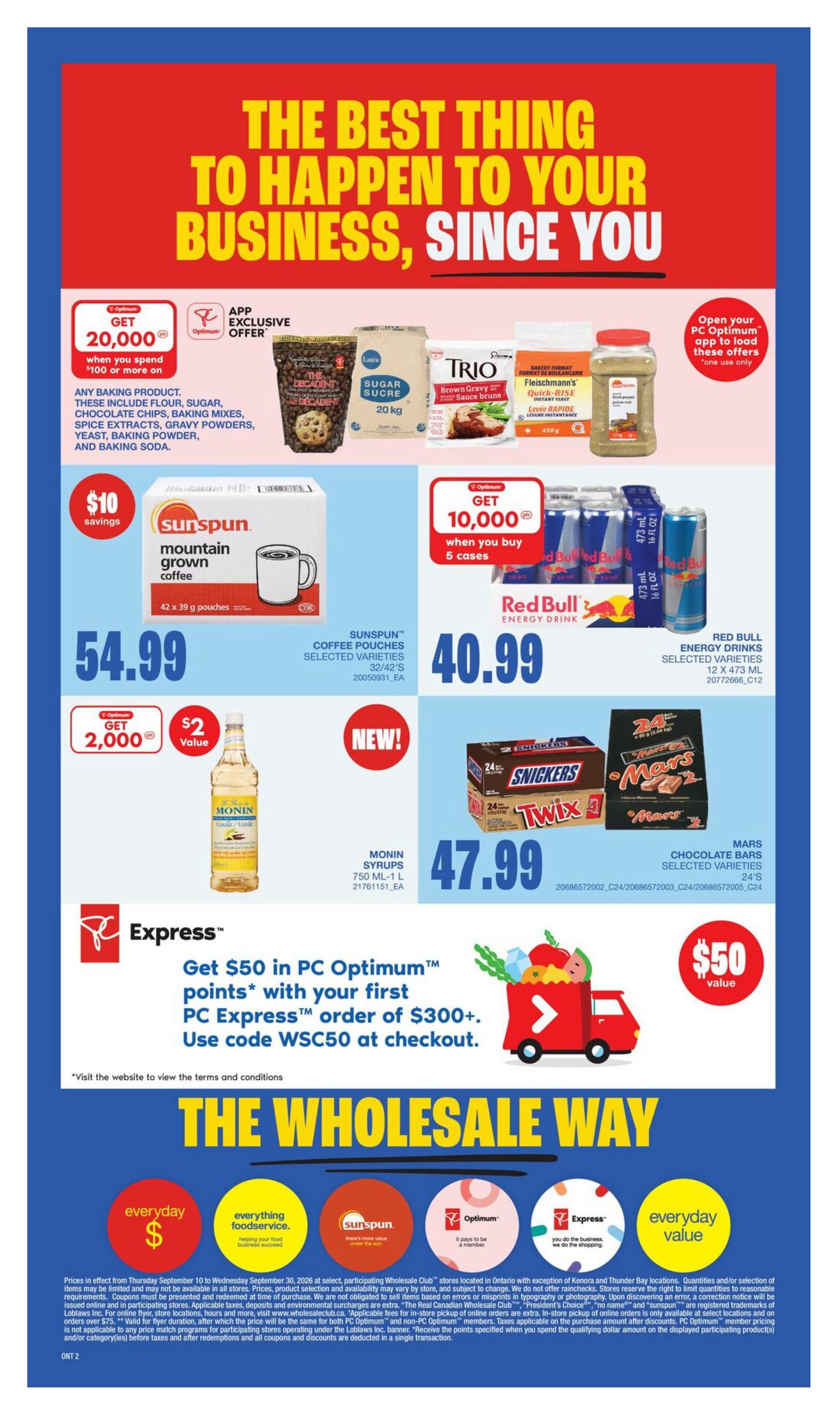 Wholesale Club (ON) Flyer September 17 to 23