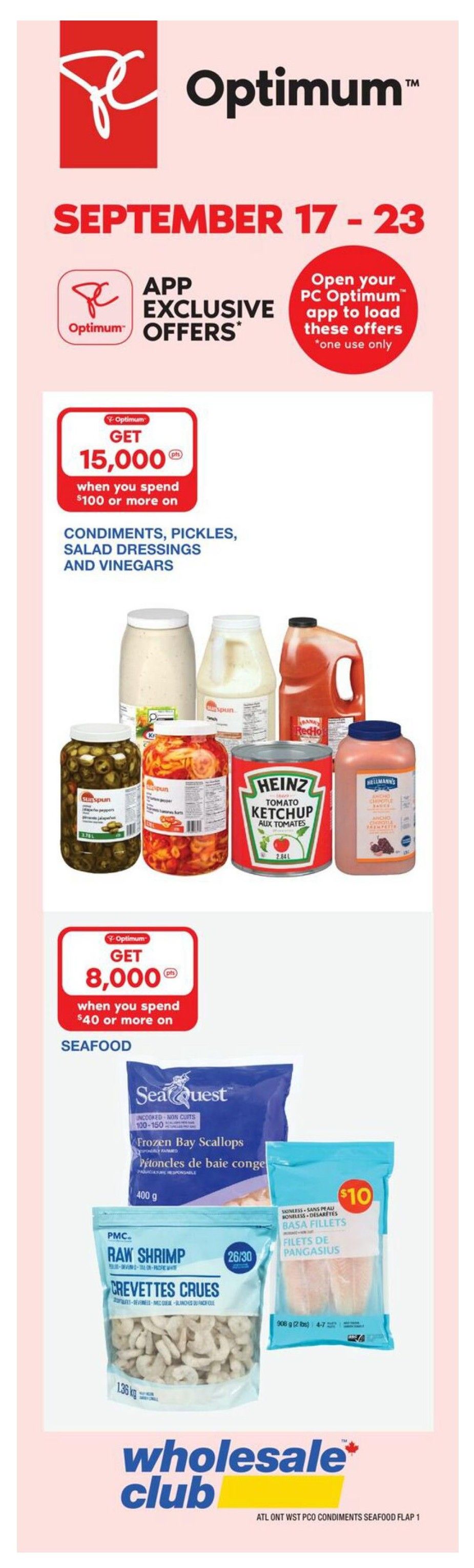 Wholesale Club (West) Flyer September 17 to 23
