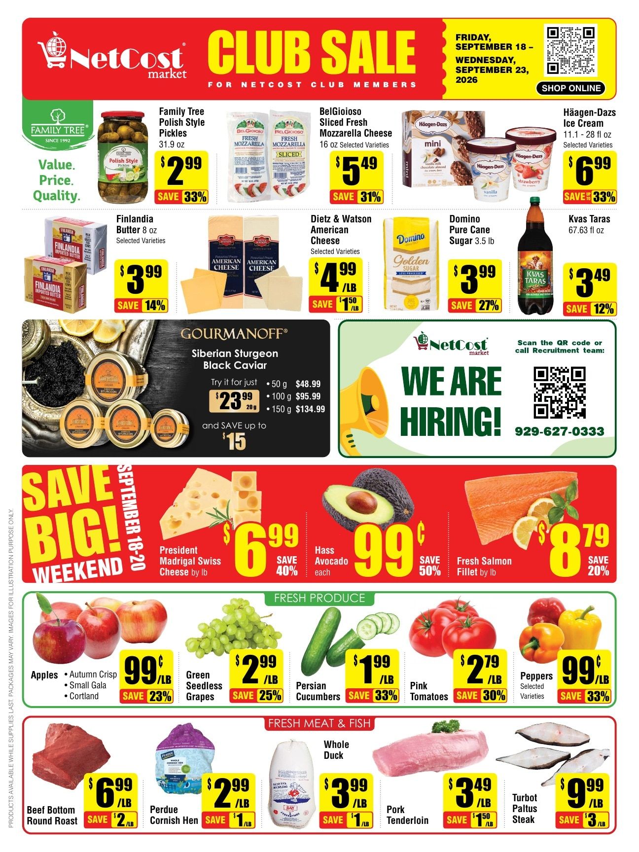 NetCost Market (New Jersey, Pennsylvania) Weekly Ad September 18 - 23, 2026