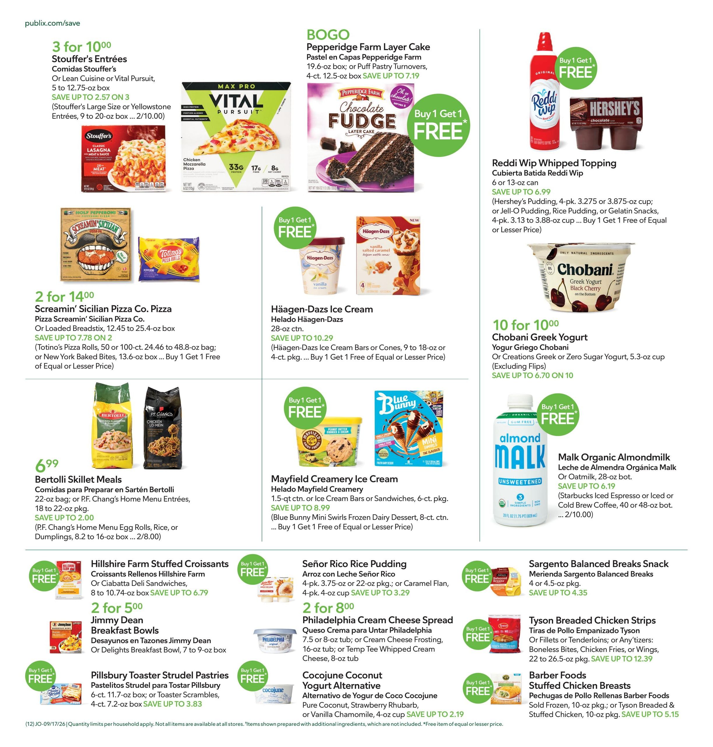 Publix (Deltona Area, FL) Anuncio Semanal Español Weekly Ad September 17 - 23, 2026