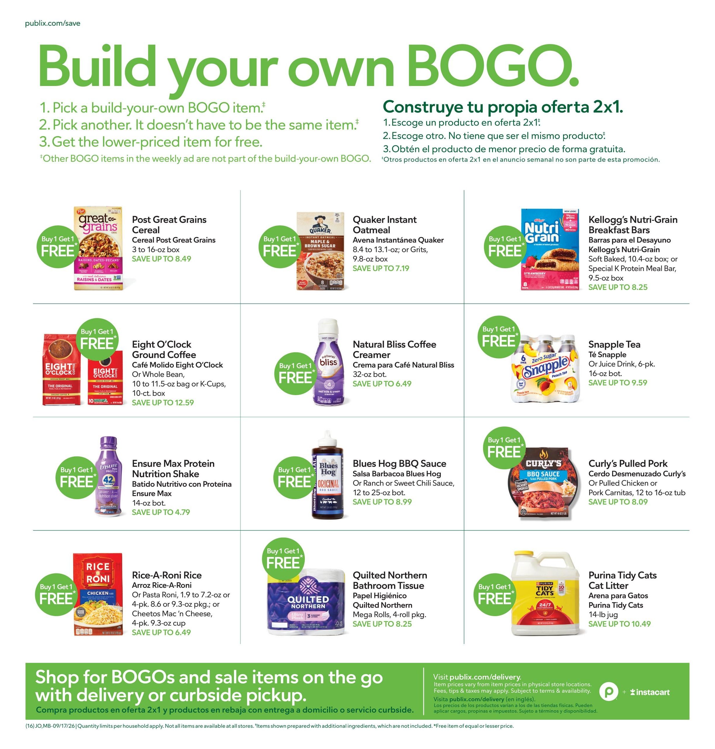 Publix (Deltona Area, FL) Anuncio Semanal Español Weekly Ad September 17 - 23, 2026