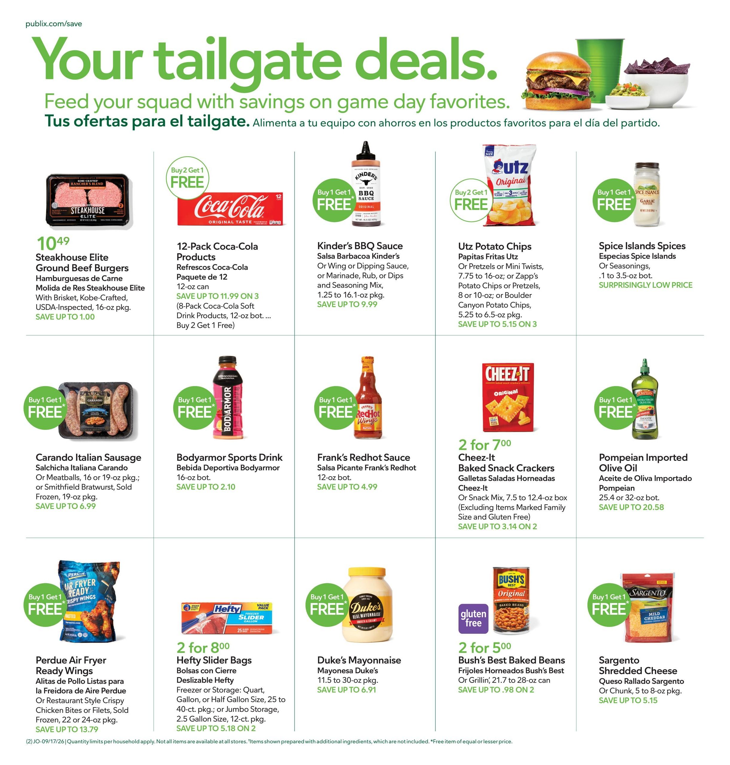 Publix (Deltona Area, FL) Anuncio Semanal Español Weekly Ad September 17 - 23, 2026