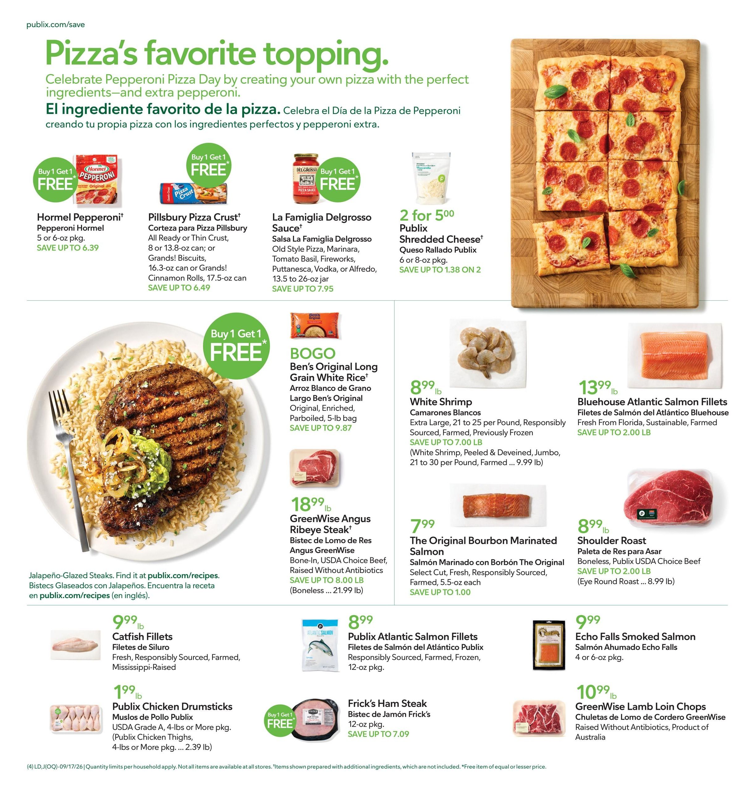 Publix (Deltona Area, FL) Anuncio Semanal Español Weekly Ad September 17 - 23, 2026