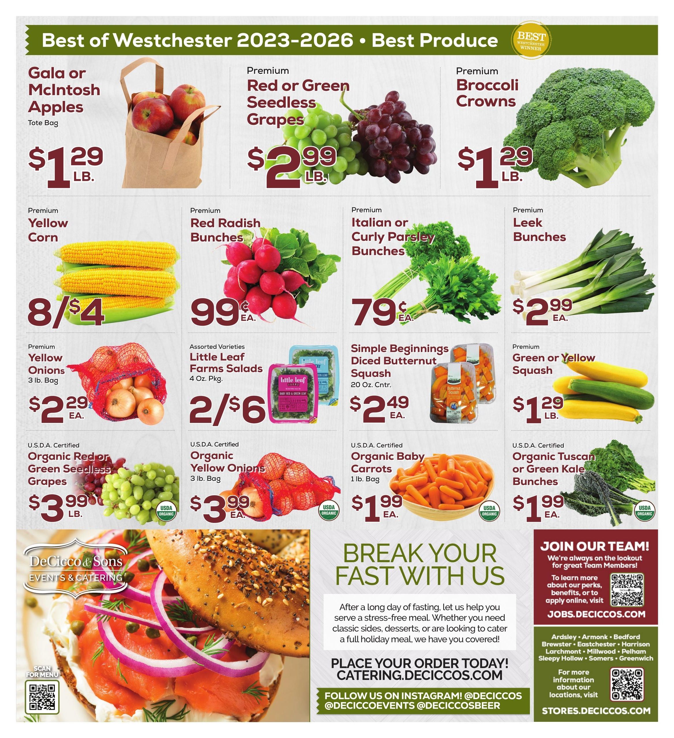 DeCicco & Sons Weekly Ad September 18 - 24, 2026