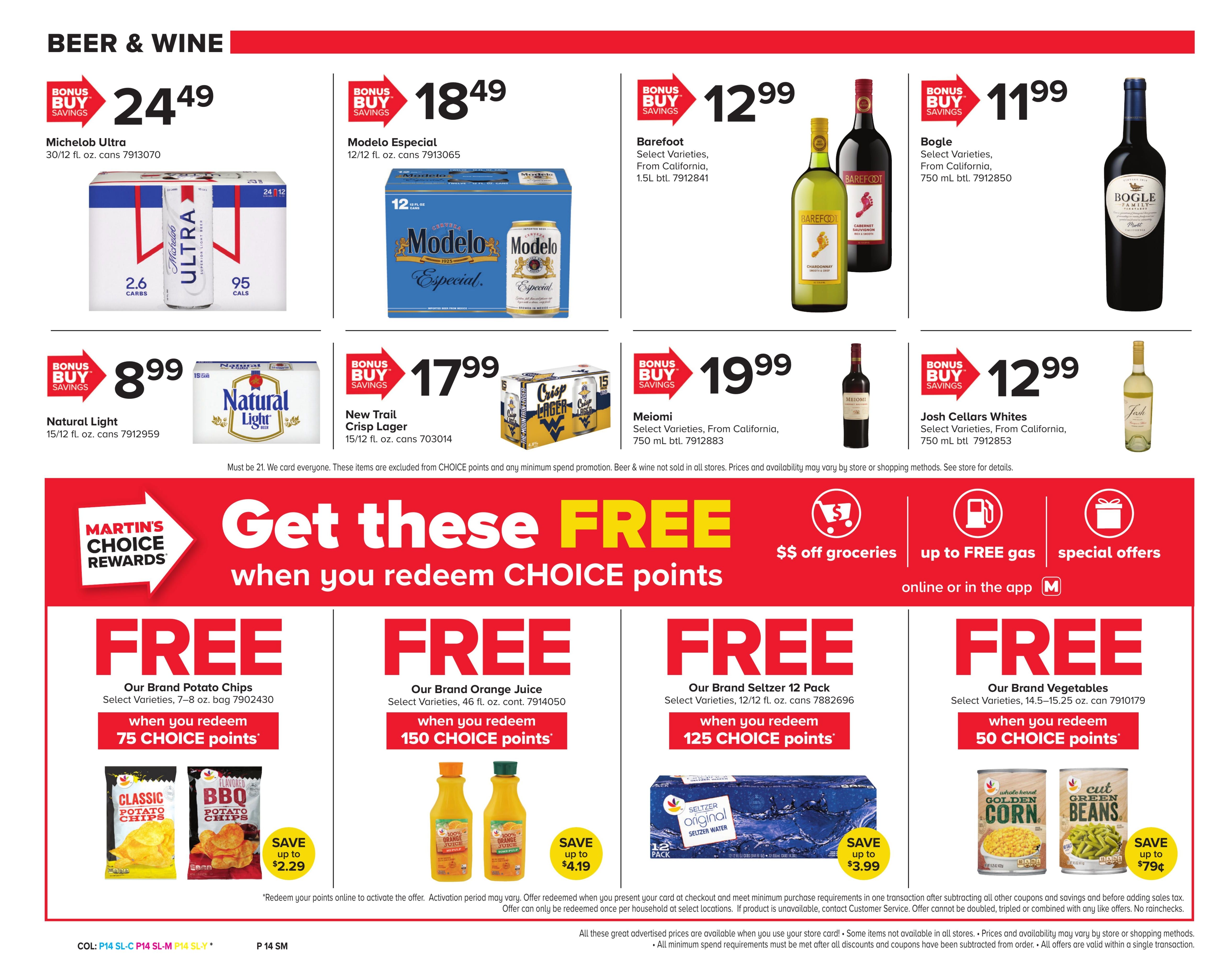 Martin's Food Market (Baker Area, WV) Weekly Ad September 18 - 24, 2026