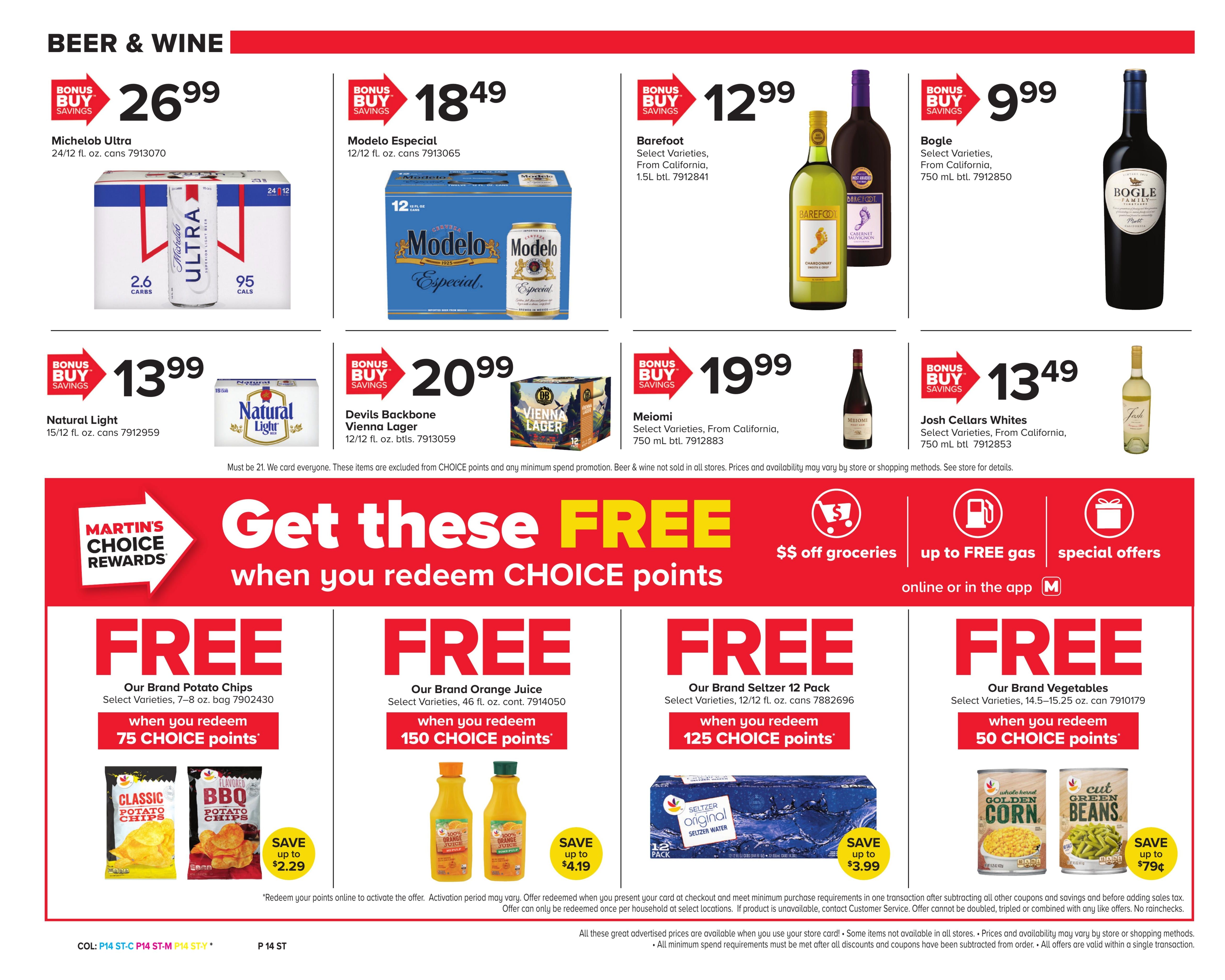 Martin's Food Market (Bridgewater Area, VA) Weekly Ad September 18 - 24, 2026