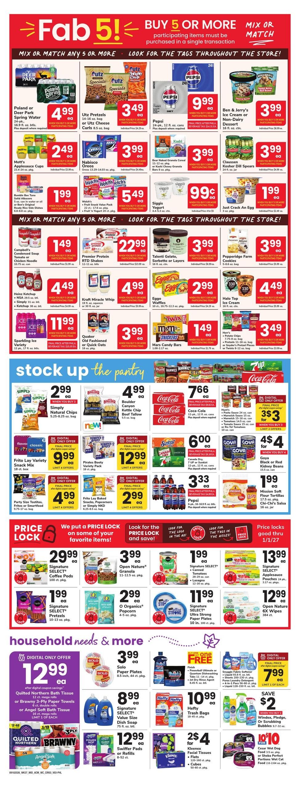 Acme Markets (Philadelphia Area, PA) Weekly Ad September 18 - 24, 2026