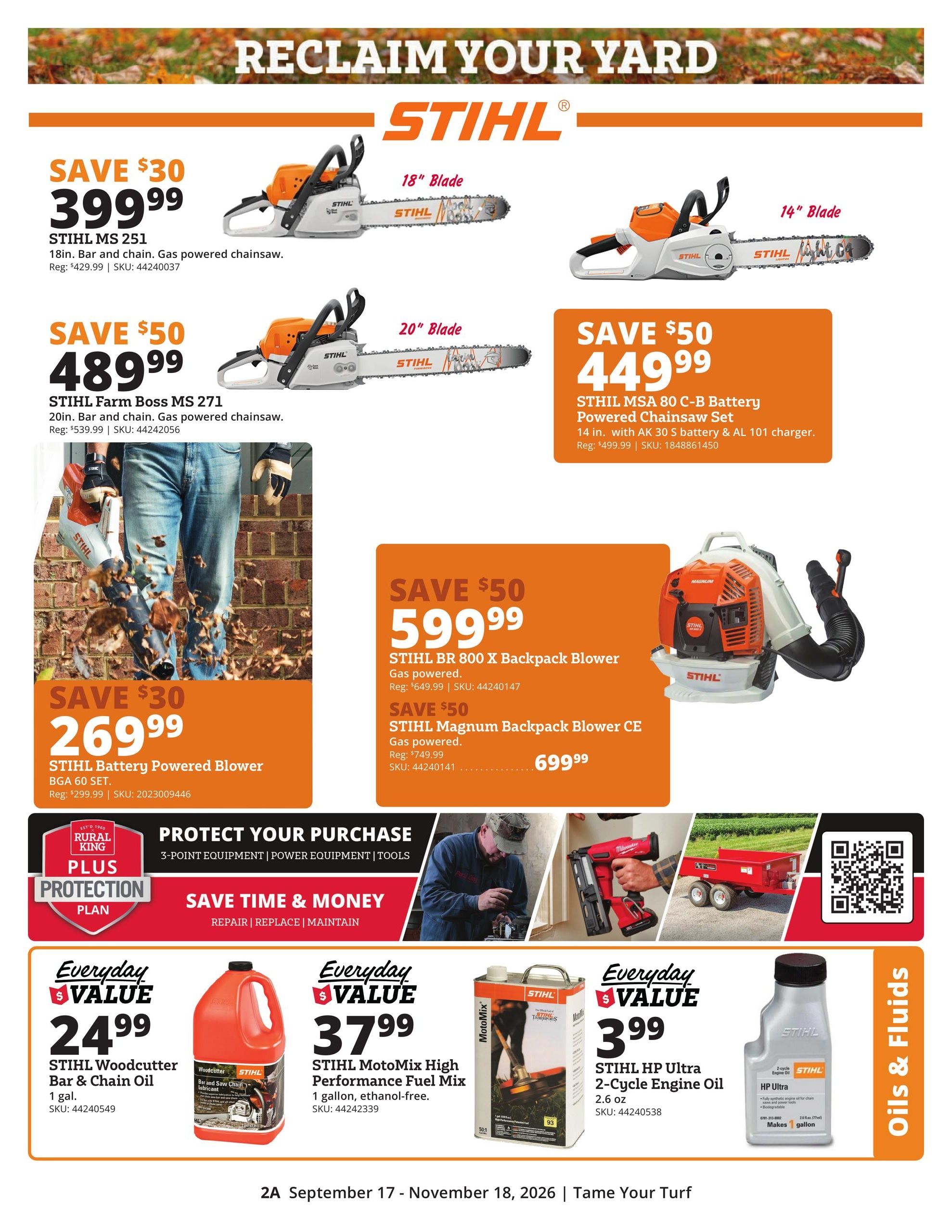 Rural King Weekly Ad September 17 - November 18, 2026