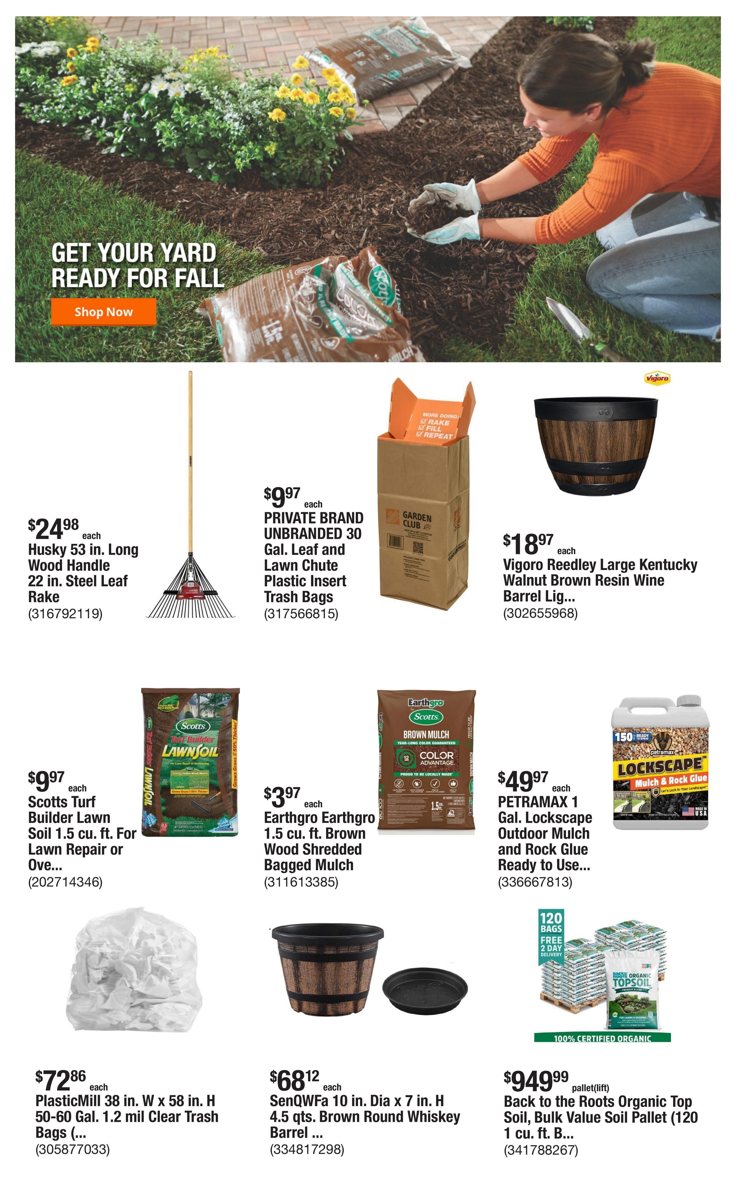 Home Depot (Lancaster Area, CA) Weekly Ad September 10 - 24, 2026