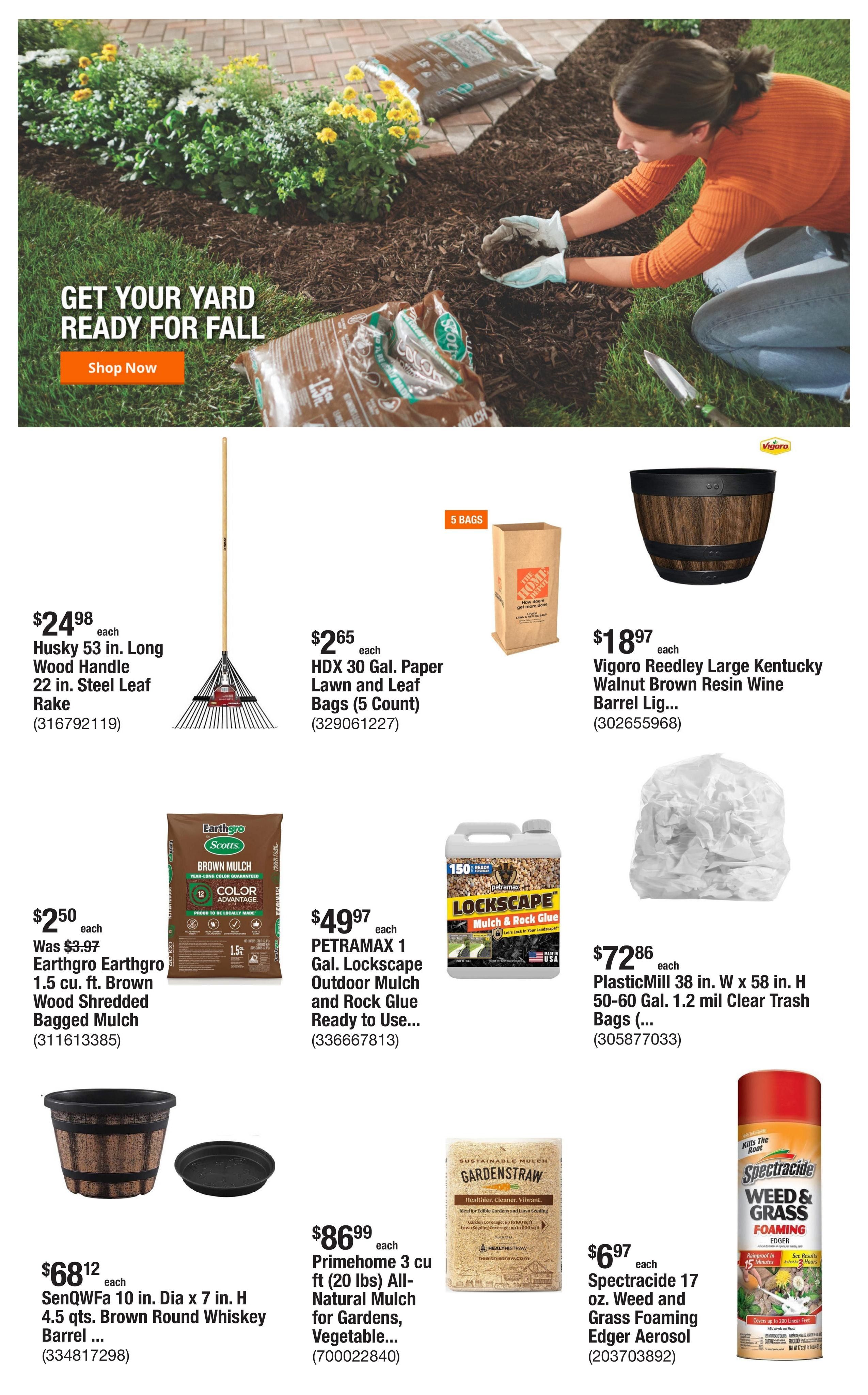 Home Depot (Welsh Area, LA) Weekly Ad September 10 - 24, 2026