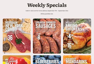 Meridian Farm Market Flyer September 17 to 23