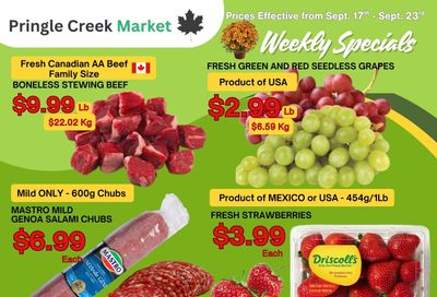 Pringle Creek Market Flyer September 17 to 23