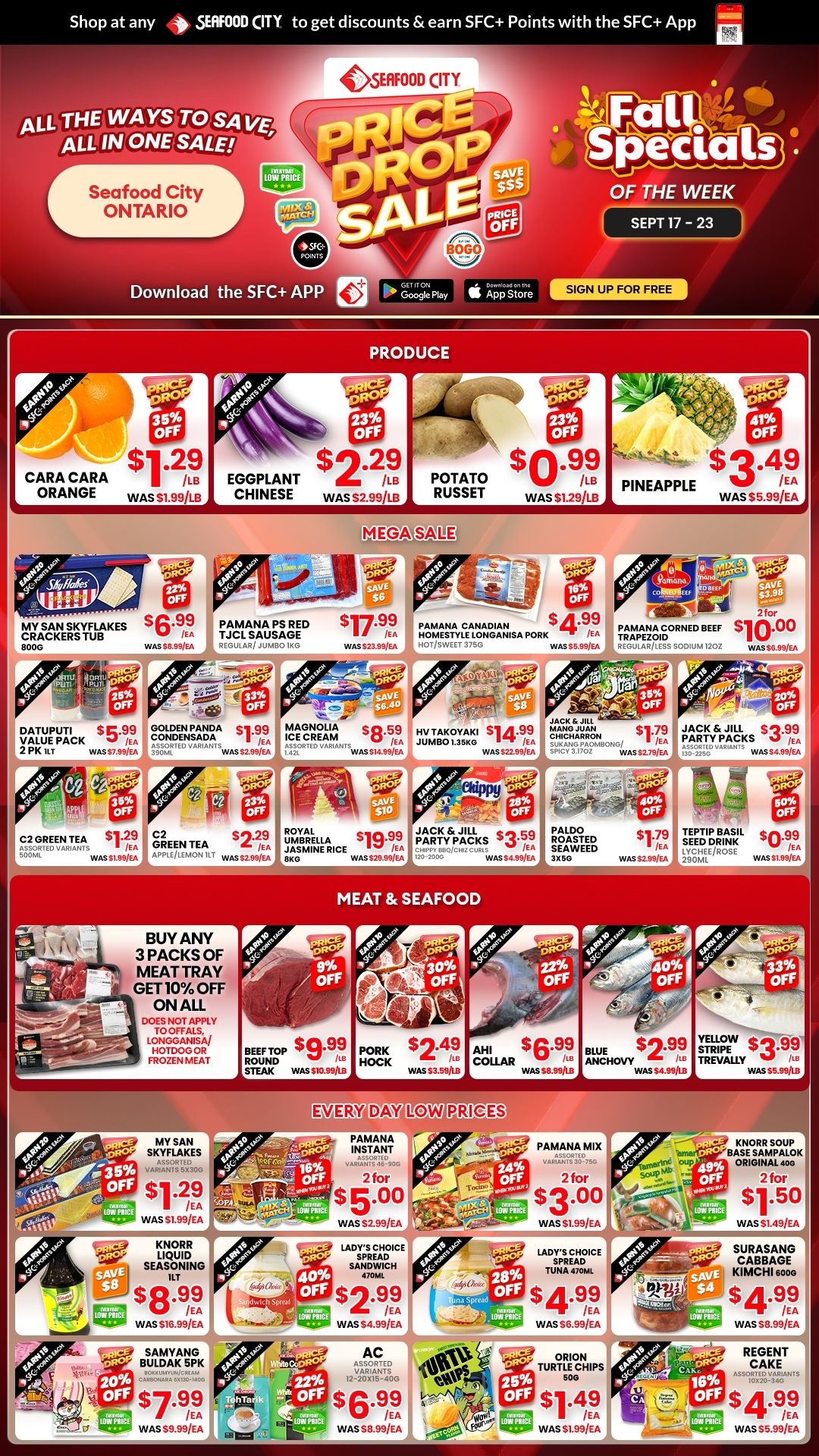 Seafood City Supermarket (ON) Flyer September 17 to 23