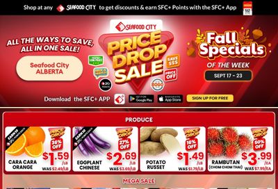 Seafood City Supermarket (AB) Flyer September 17 to 23