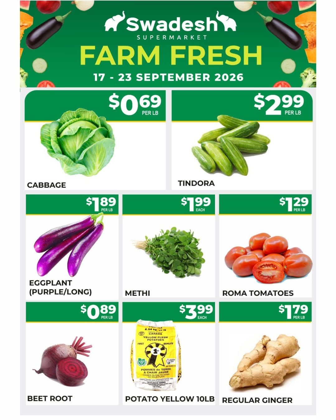 Swadesh Supermarket Flyer September 17 to 23