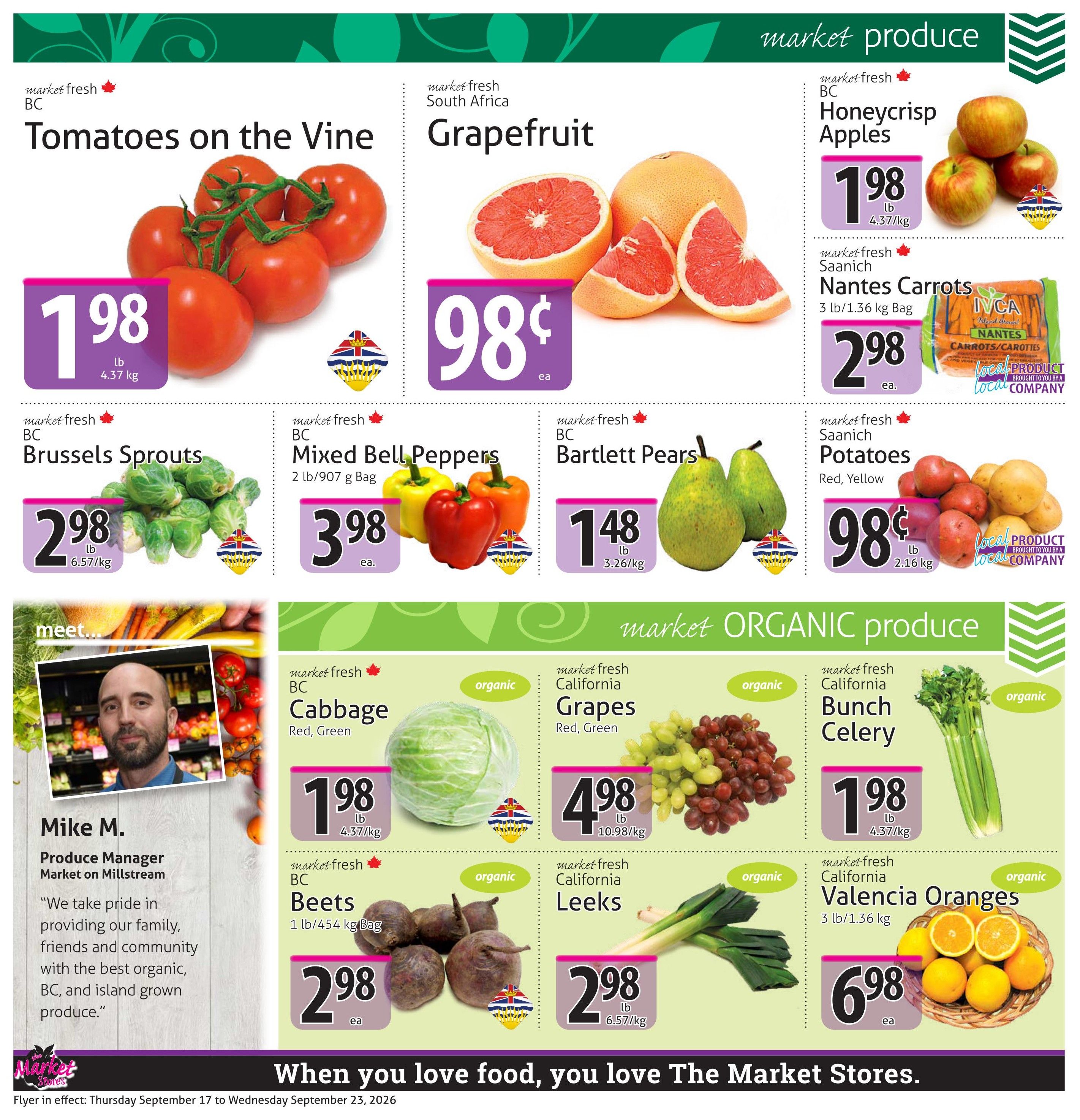 The Market Stores Flyer September 17 to 23