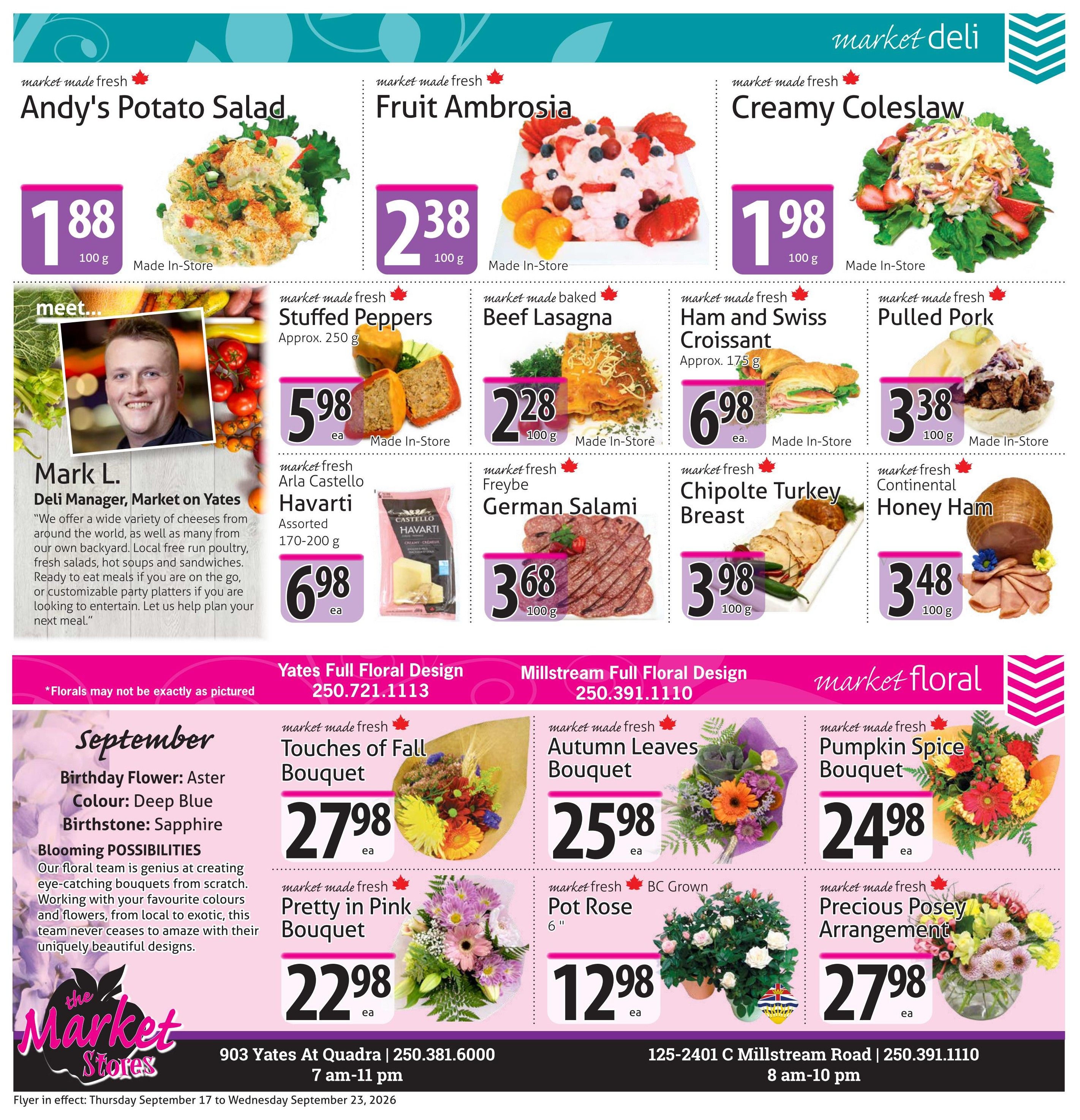 The Market Stores Flyer September 17 to 23